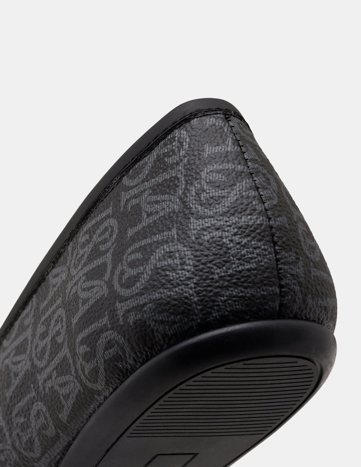 Women Alina 3.0 Monogram Printed Belly Shoes Black - U.S. POLO ASSN. | Large