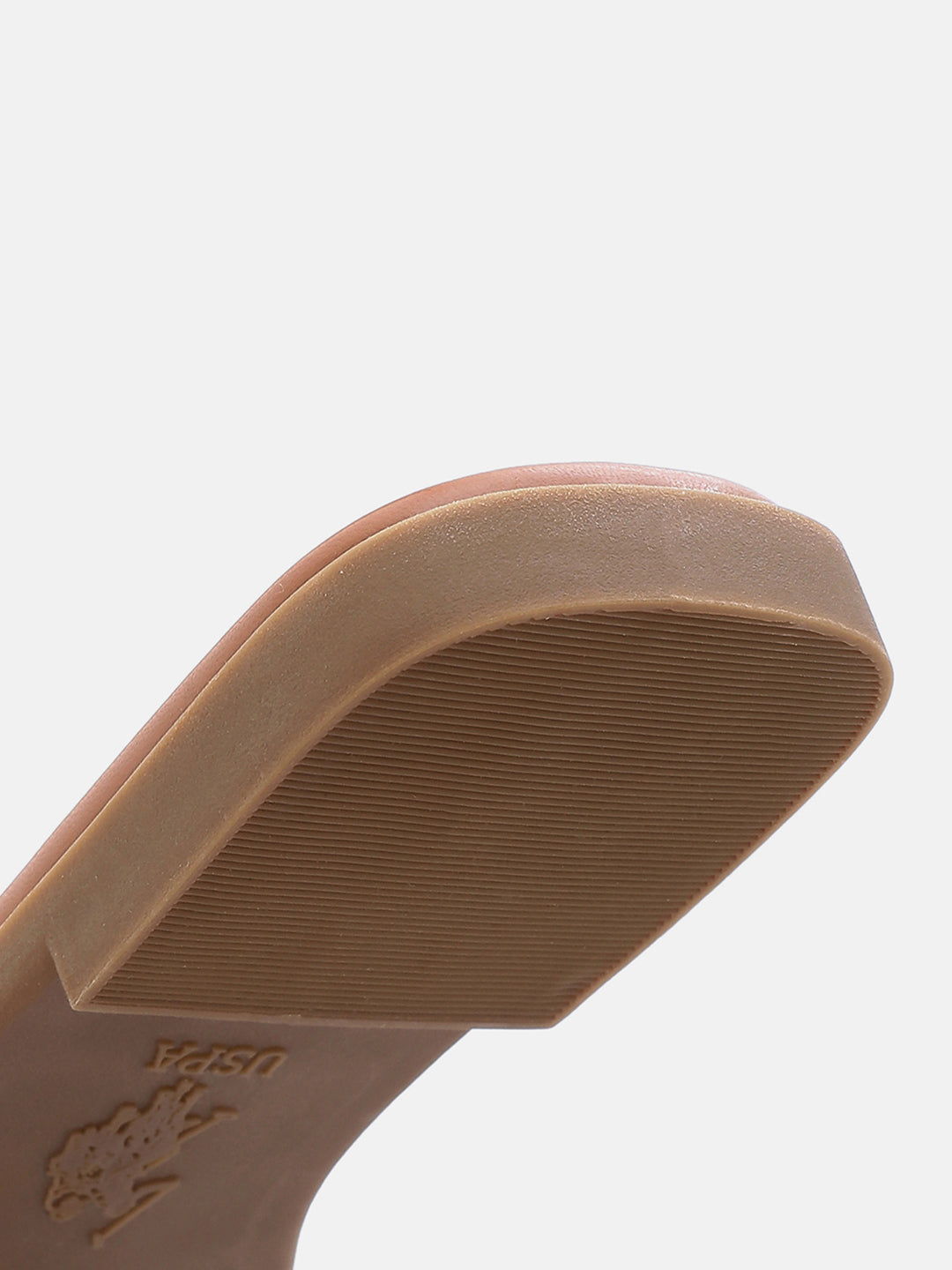 Brevan Open Toe Gold Hardware Sandals Off White - U.S. Polo Assn. India | Large