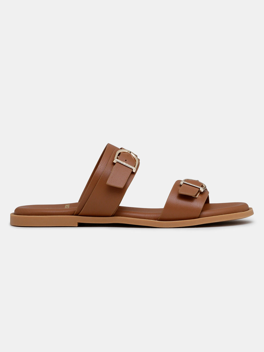 Women Jores Open Toe Buckle Sandals Tan - U.S. Polo Assn. India | Large