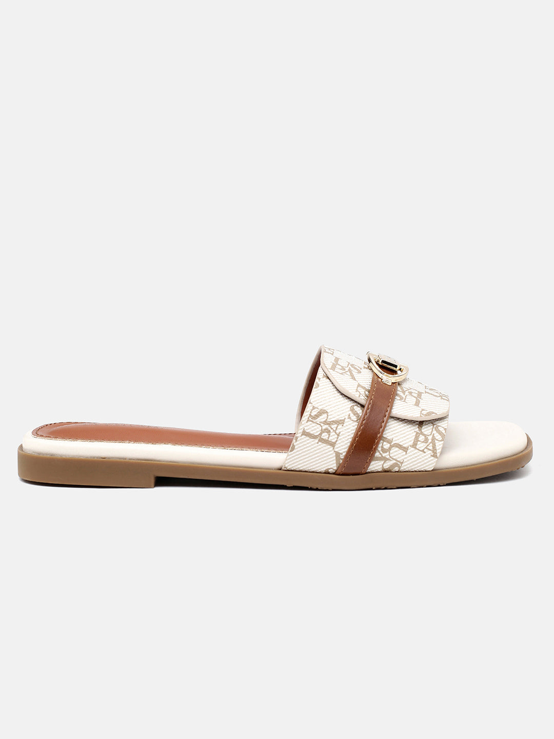 Monogram Leandre Sandals Off White - U.S. Polo Assn. India | Large