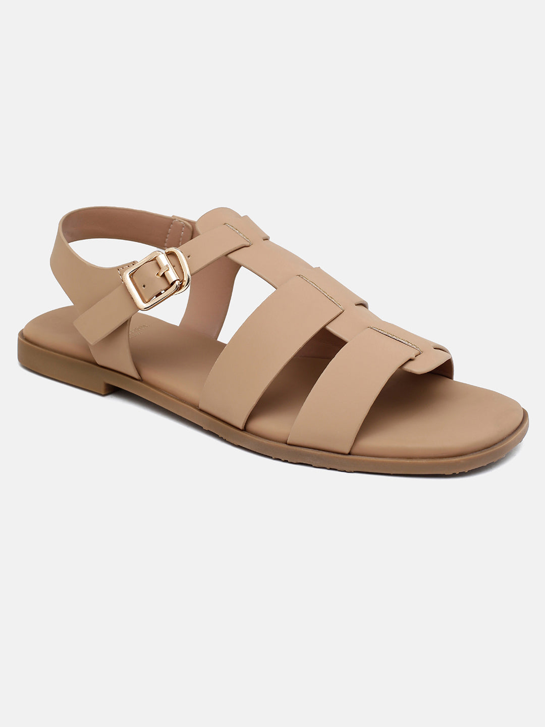 Edrien Buckle Sandals Tan - U.S. Polo Assn. India | Large