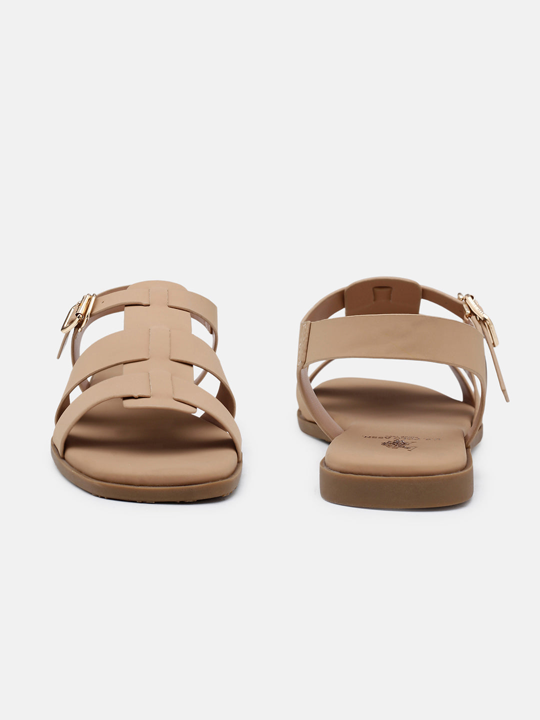 Edrien Buckle Sandals Tan - U.S. Polo Assn. India | Large