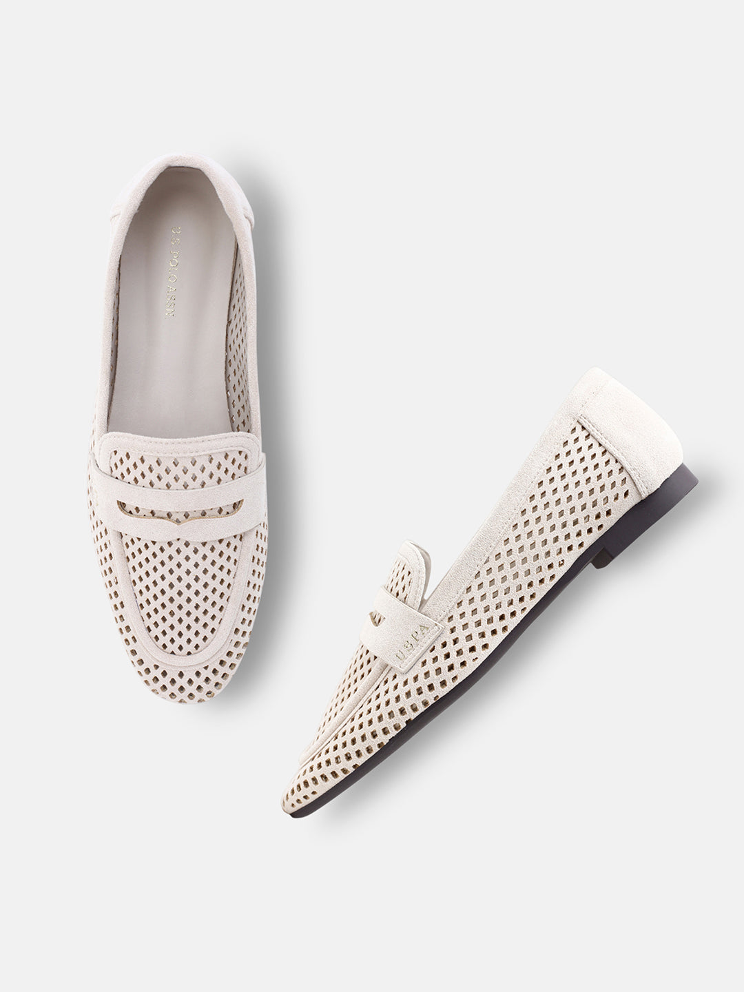 Mesh Textured Outsole Avenoir Loafers