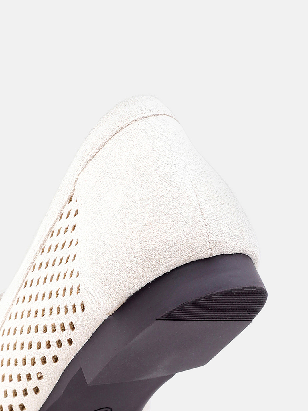 Mesh Textured Outsole Avenoir Loafers Off White - U.S. Polo Assn. India | Large