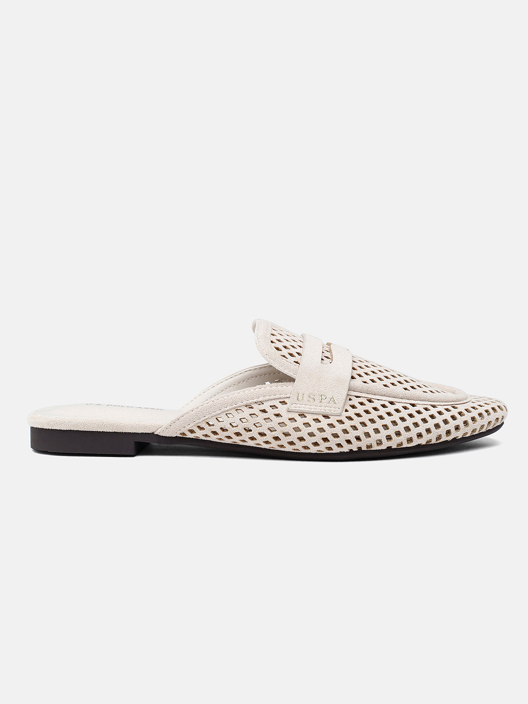 Rivane Mule With Mesh Textured Outsole Off White - U.S. Polo Assn. India | Large