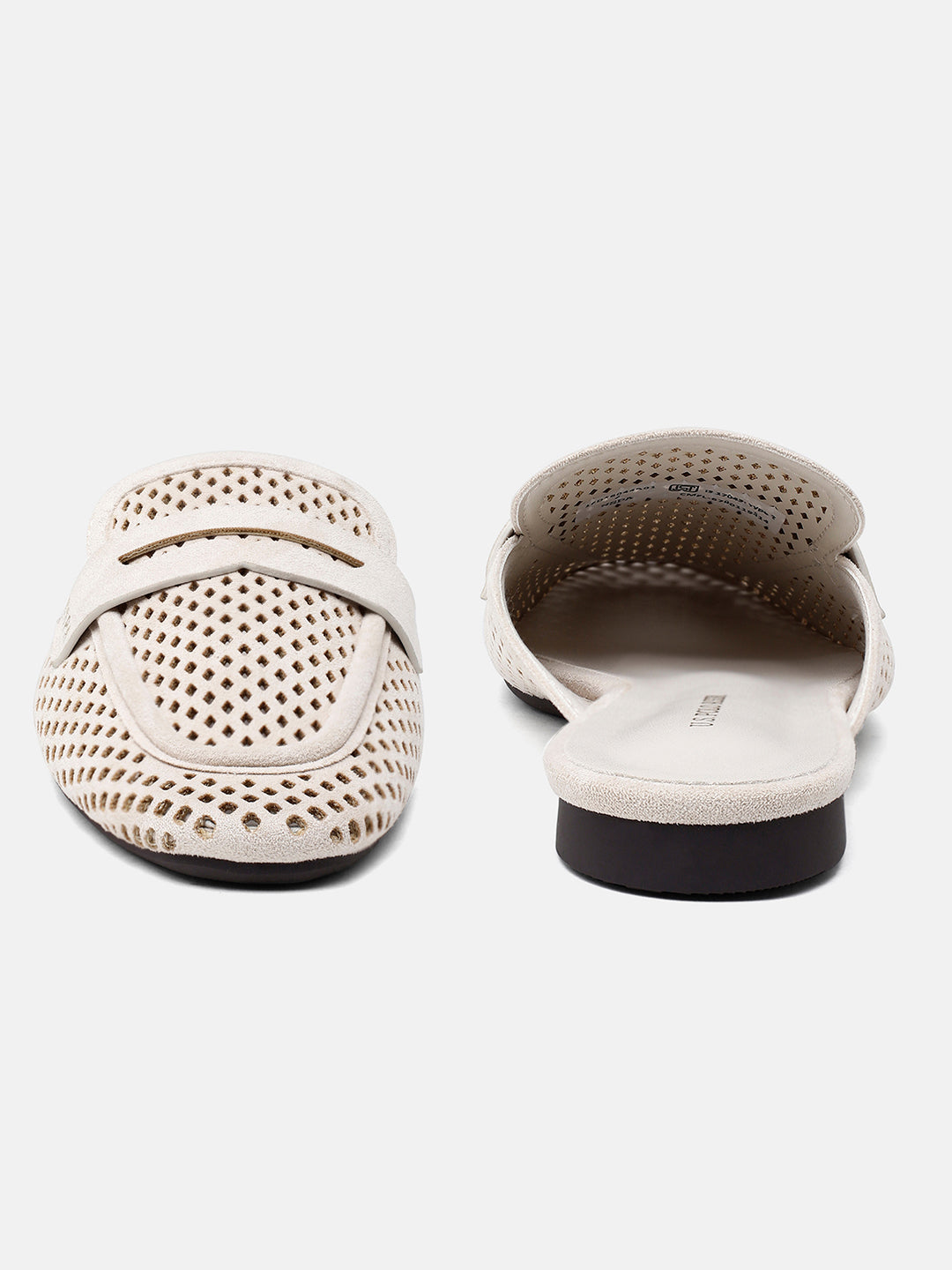 Rivane Mule With Mesh Textured Outsole Off White - U.S. Polo Assn. India | Large