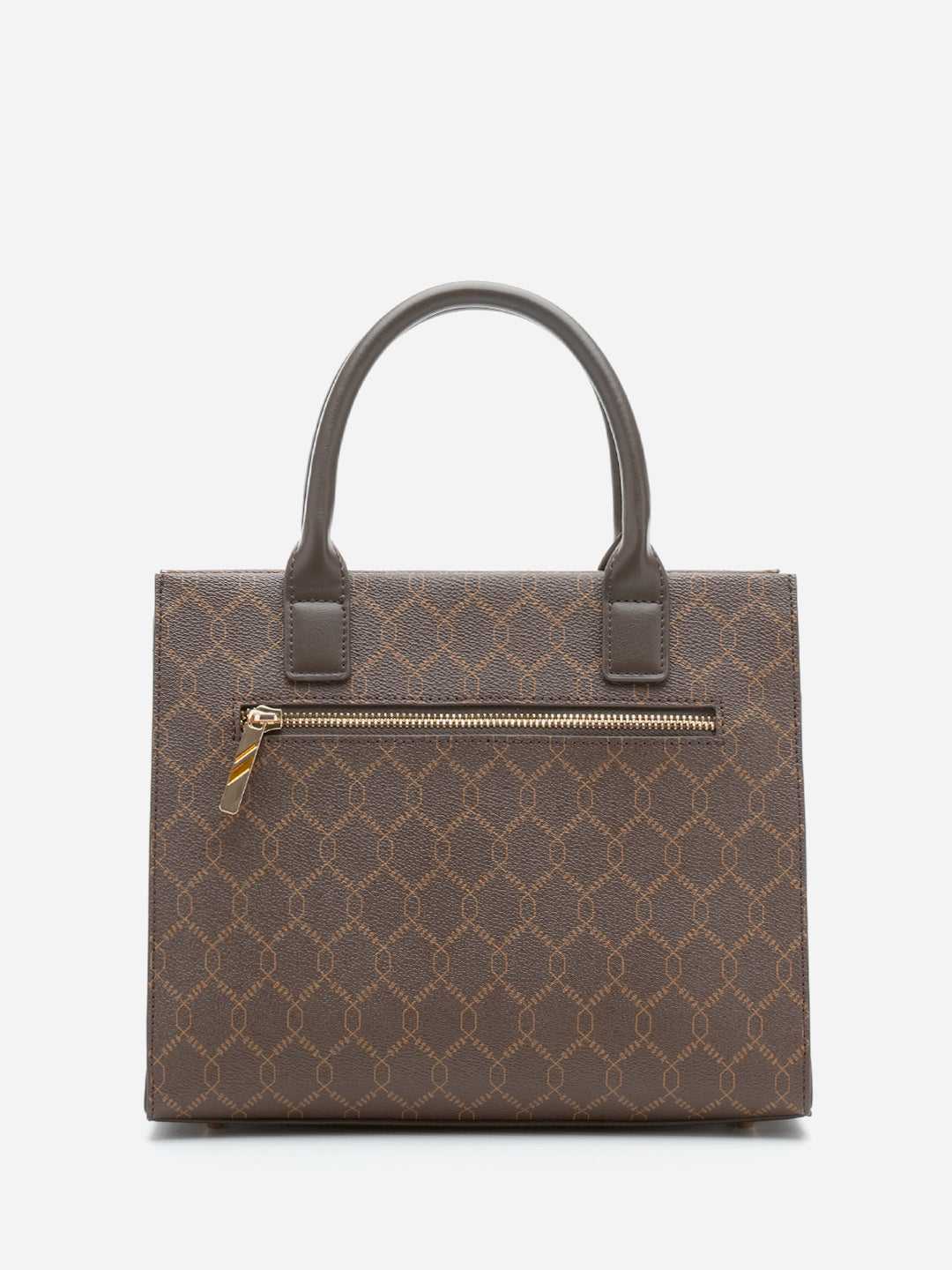 Scarlet 2.0 Monogram Tote Bag Brown - U.S. Polo Assn. India | Large