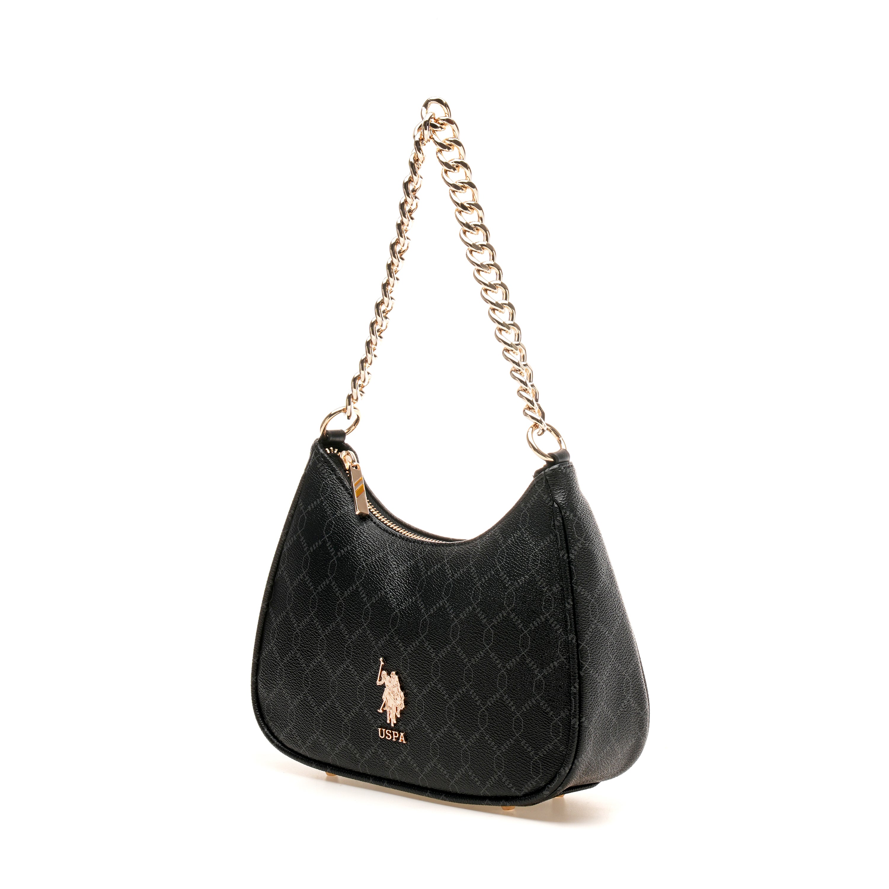 Kali 2.0 Monogram Crossbody Bag Black - U.S. Polo Assn. India | Large