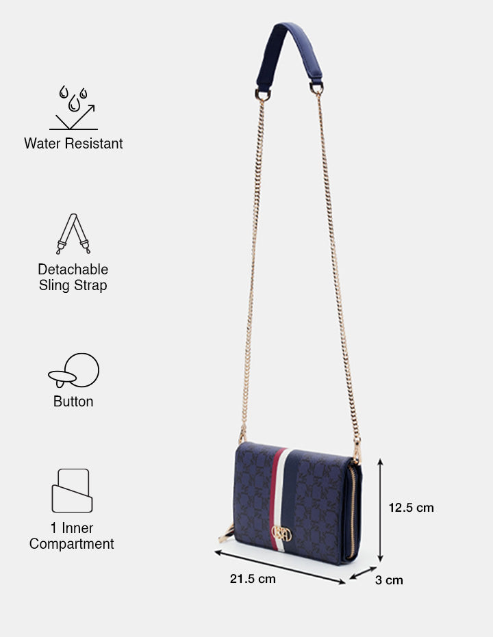 Katniss Cross Body Bag Navy - U.S. POLO ASSN. | Large