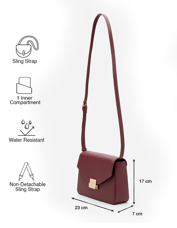 Guera Cross Body Bag Maroon - U.S. POLO ASSN. | Large