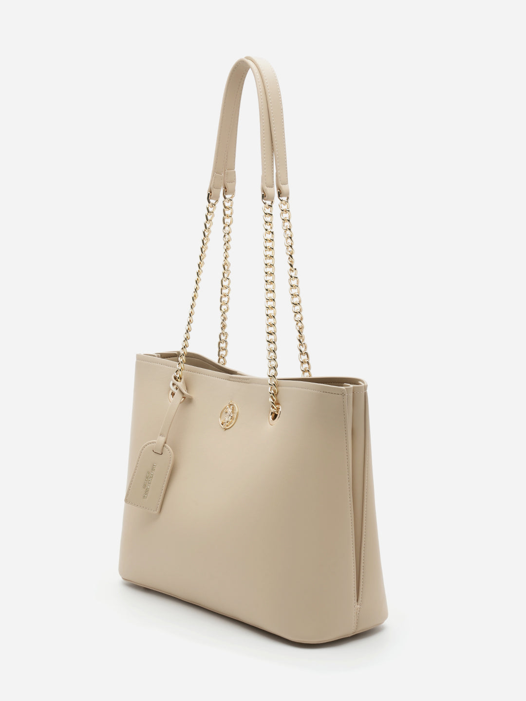 Gabby 2.0 Solid Tote Bag Nude - U.S. Polo Assn. India | Large