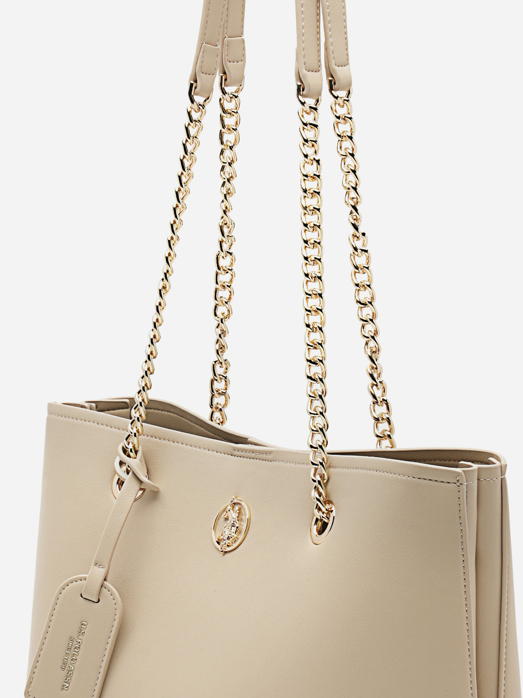 Gabby 2.0 Solid Tote Bag Nude - U.S. Polo Assn. India | Large