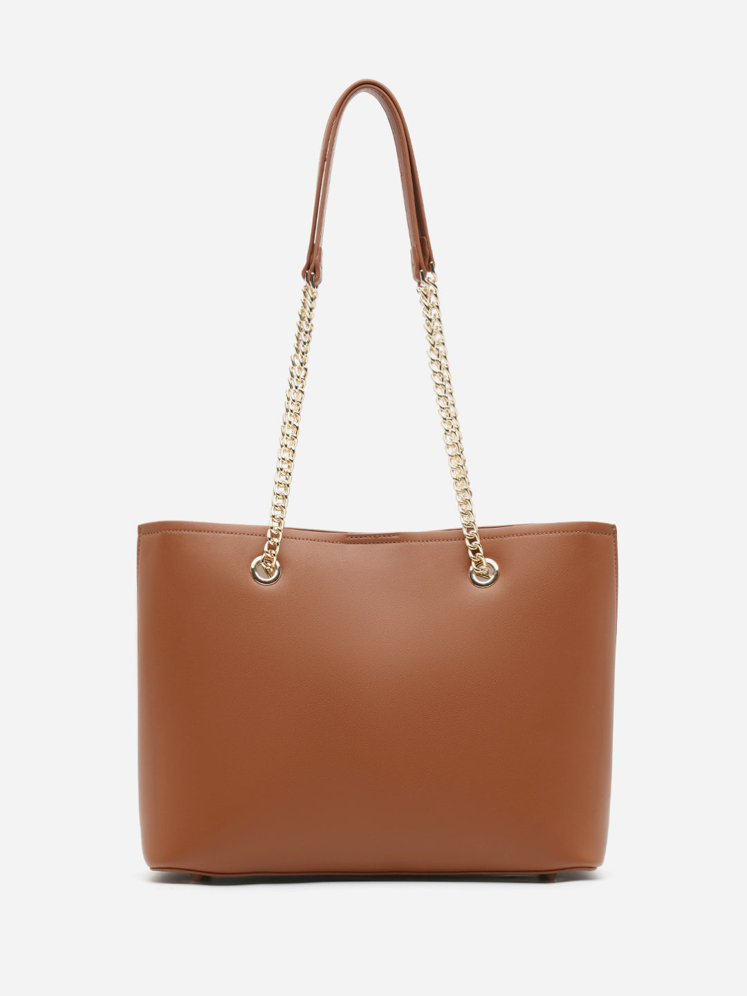 Gabby 2.0 Solid Tote Bag Tan - U.S. Polo Assn. India | Large