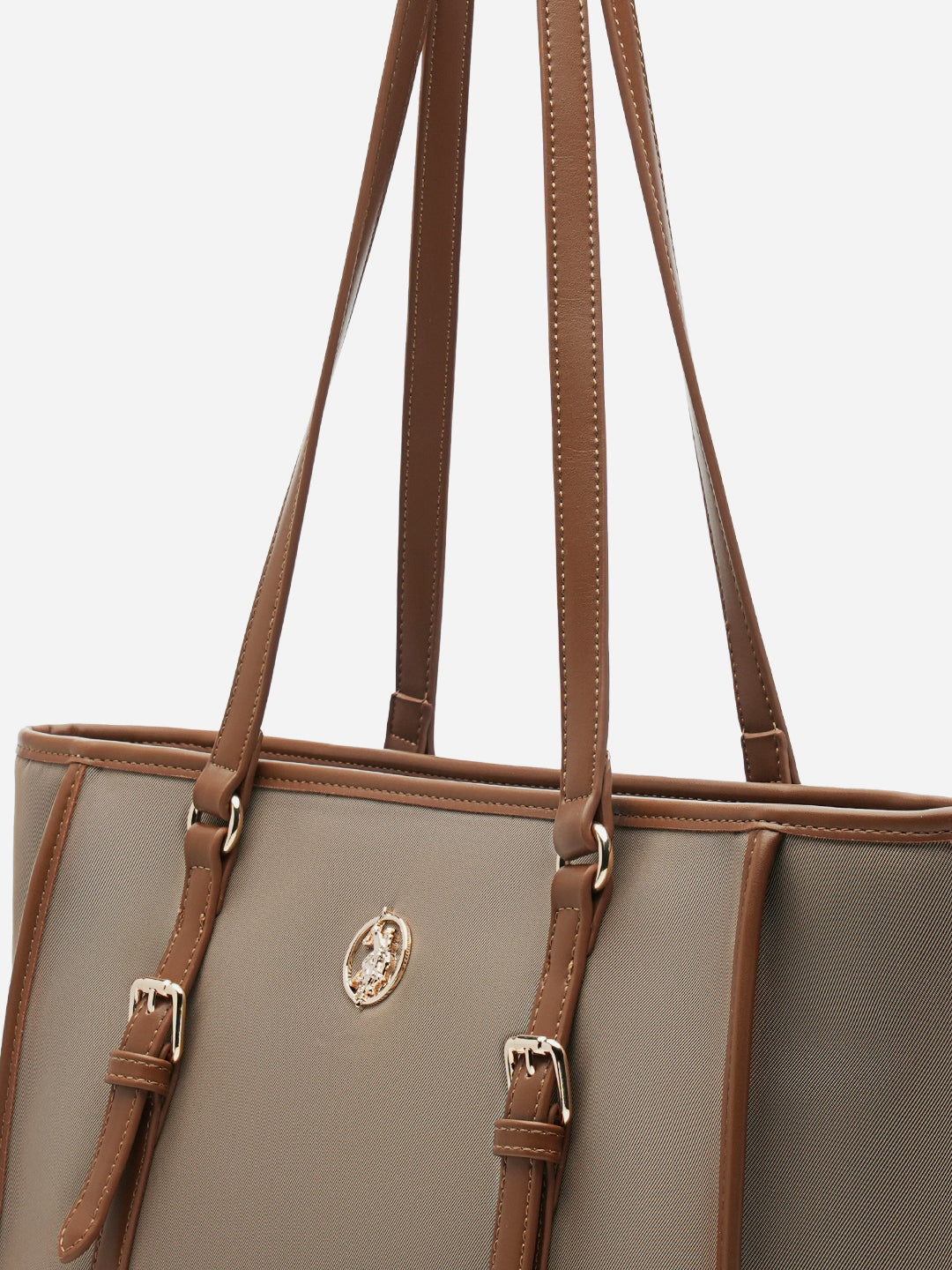 Millie 2.0 Tote Bag Light Brown - U.S. Polo Assn. India | Large