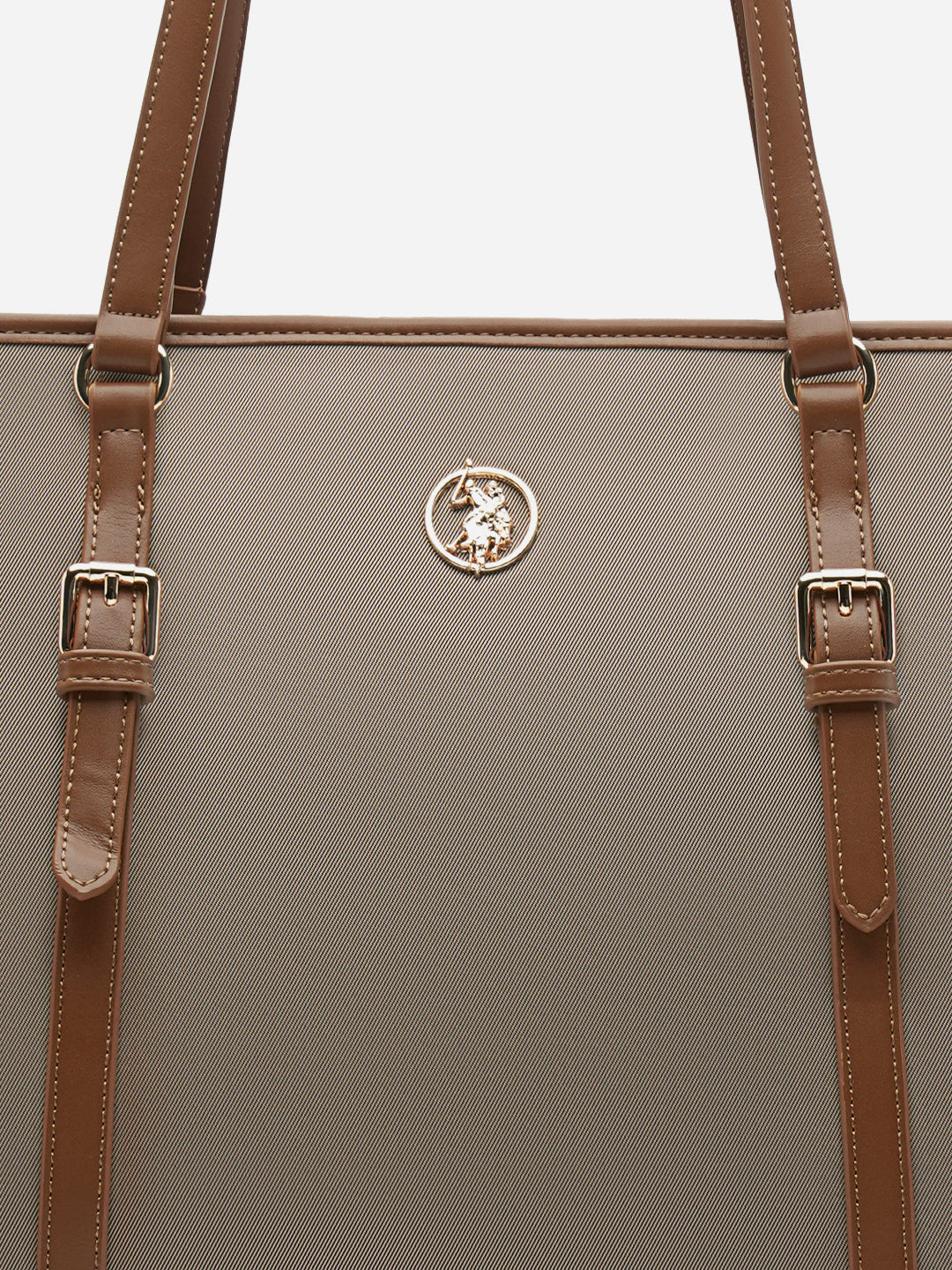Millie 2.0 Tote Bag Light Brown - U.S. Polo Assn. India | Large