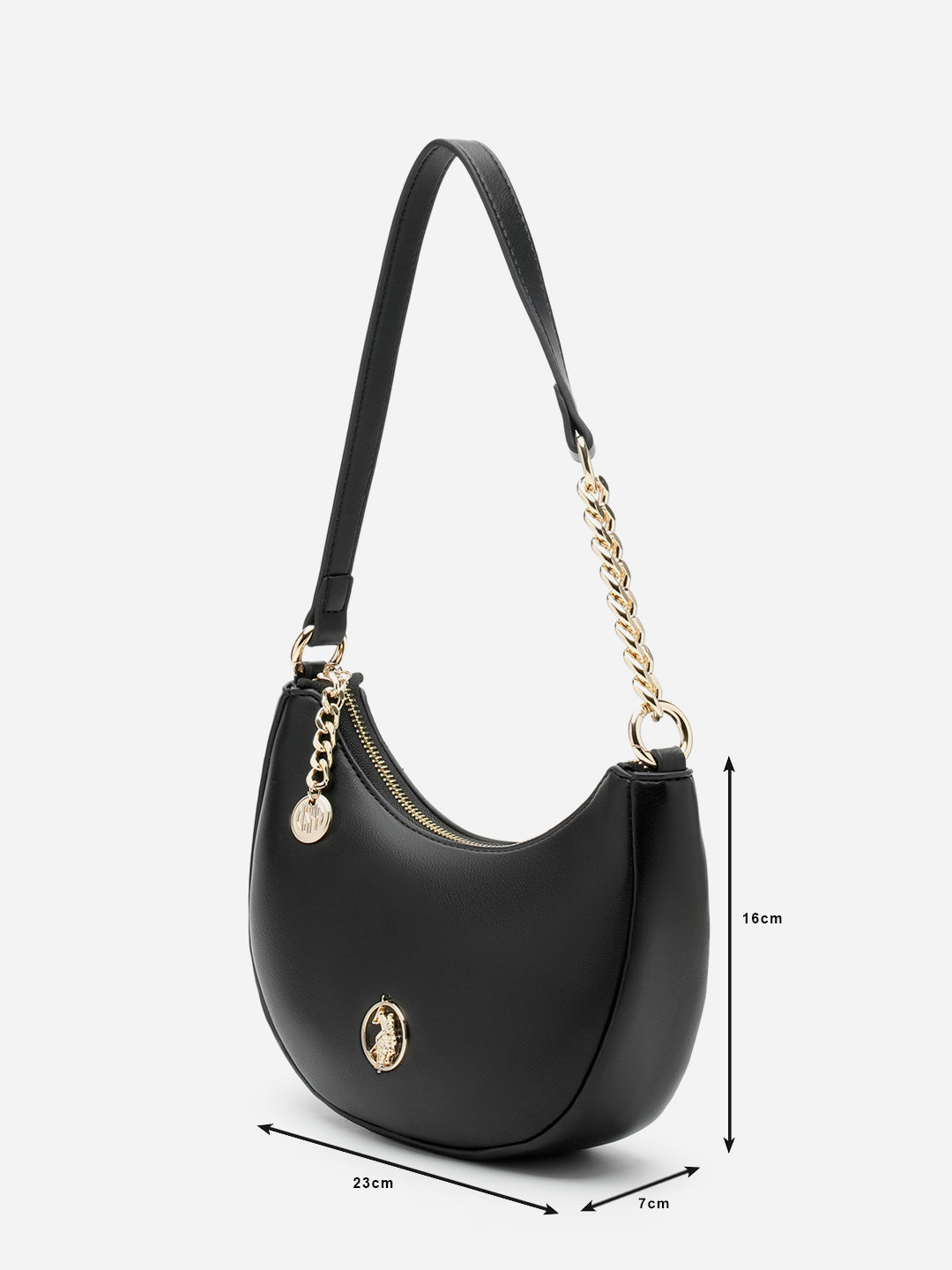 Miranda 2.0 Shoulder Bag Black - U.S. Polo Assn. India | Large