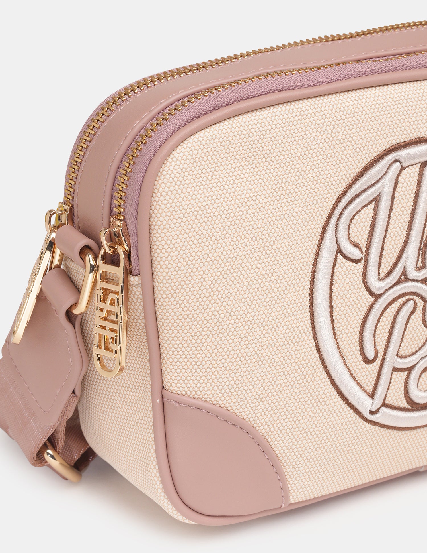 Women Zena Embroidered Sling Bag Nude - U.S. POLO ASSN. | Large