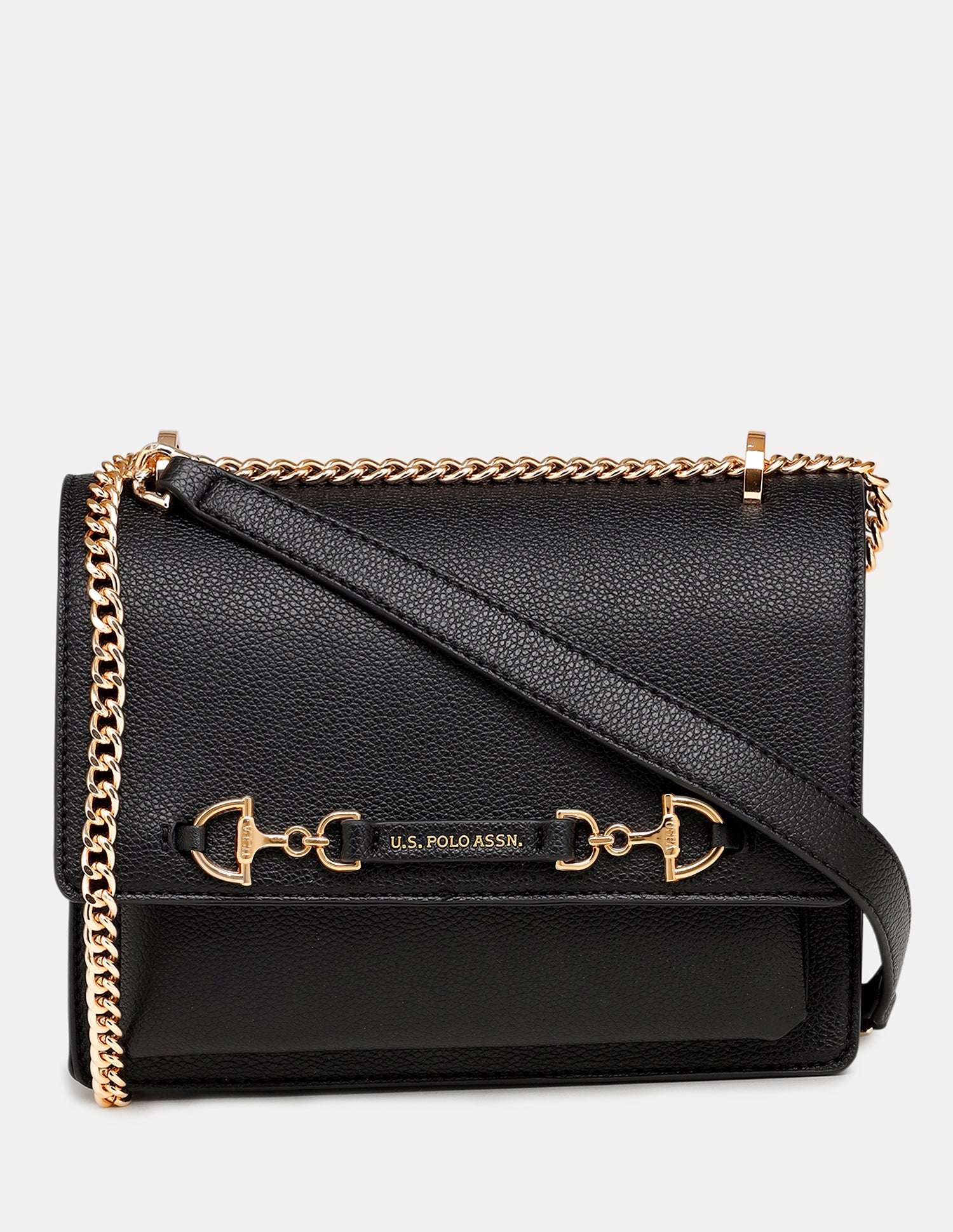 Women Cali Solid Crossbody Bag Black - U.S. Polo Assn. India | Large