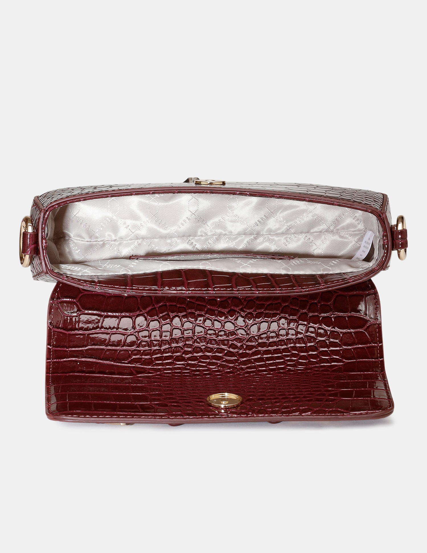Cara 2.0 Textured Crossbody Bag Burgundy - U.S. Polo Assn. India | Large