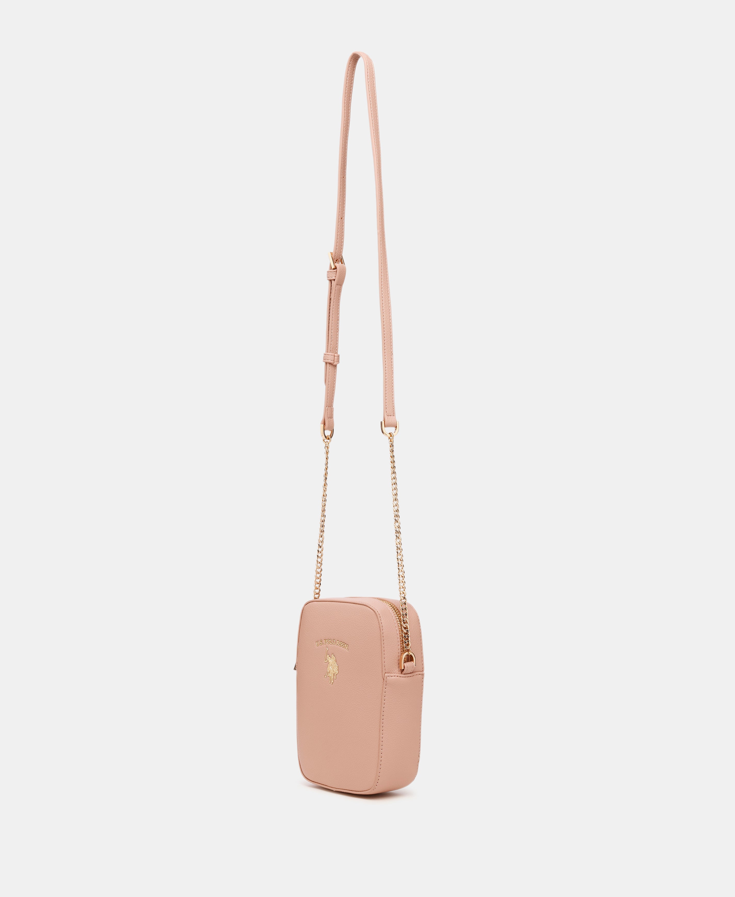 Women Adjustable Strap Hannah Crossbody Bag Nude - U.S. Polo Assn. India | Large