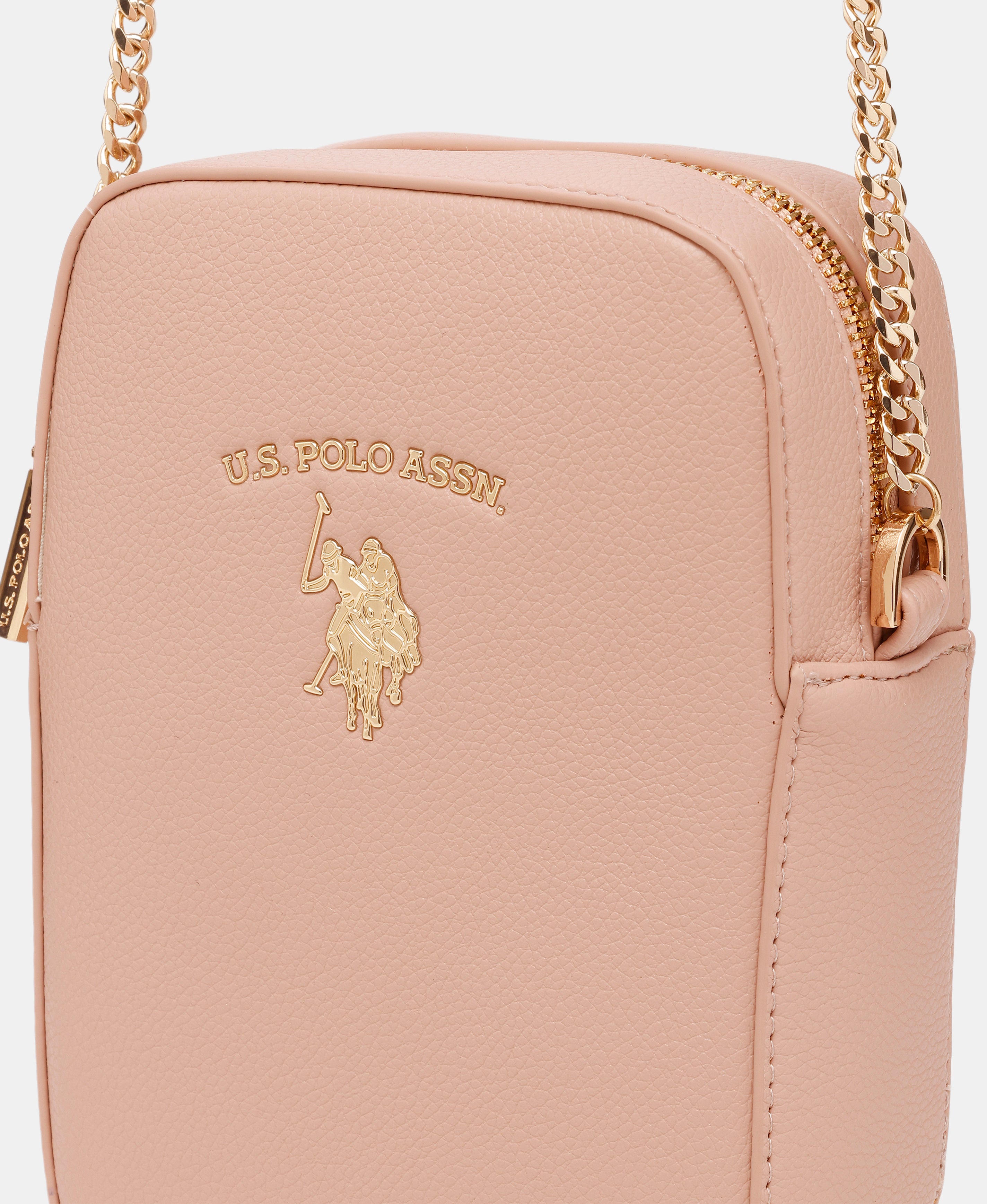 Women Adjustable Strap Hannah Crossbody Bag Nude - U.S. Polo Assn. India | Large