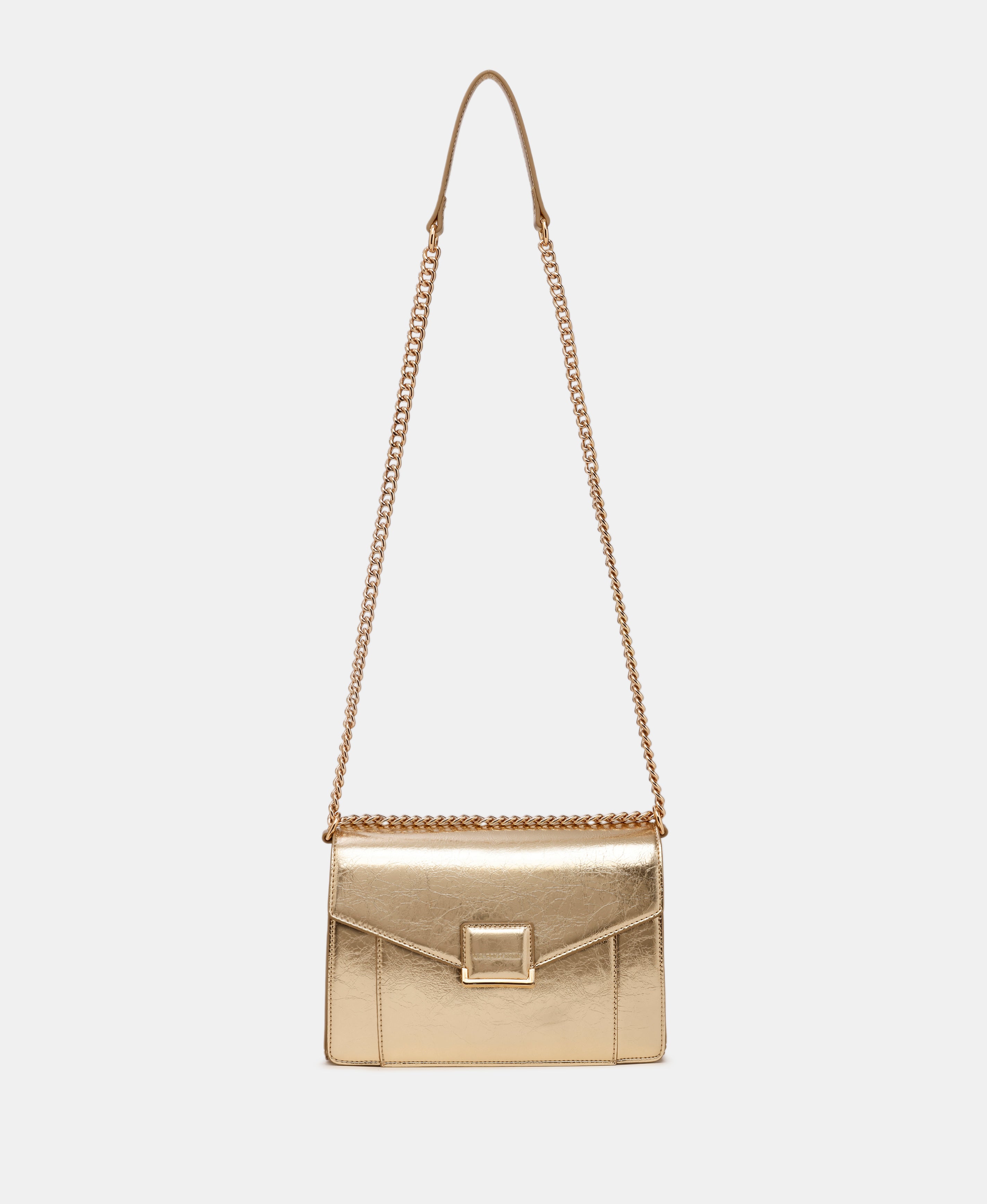 Women Metallic Bliss Crossbody Bag Gold - U.S. Polo Assn. India | Large