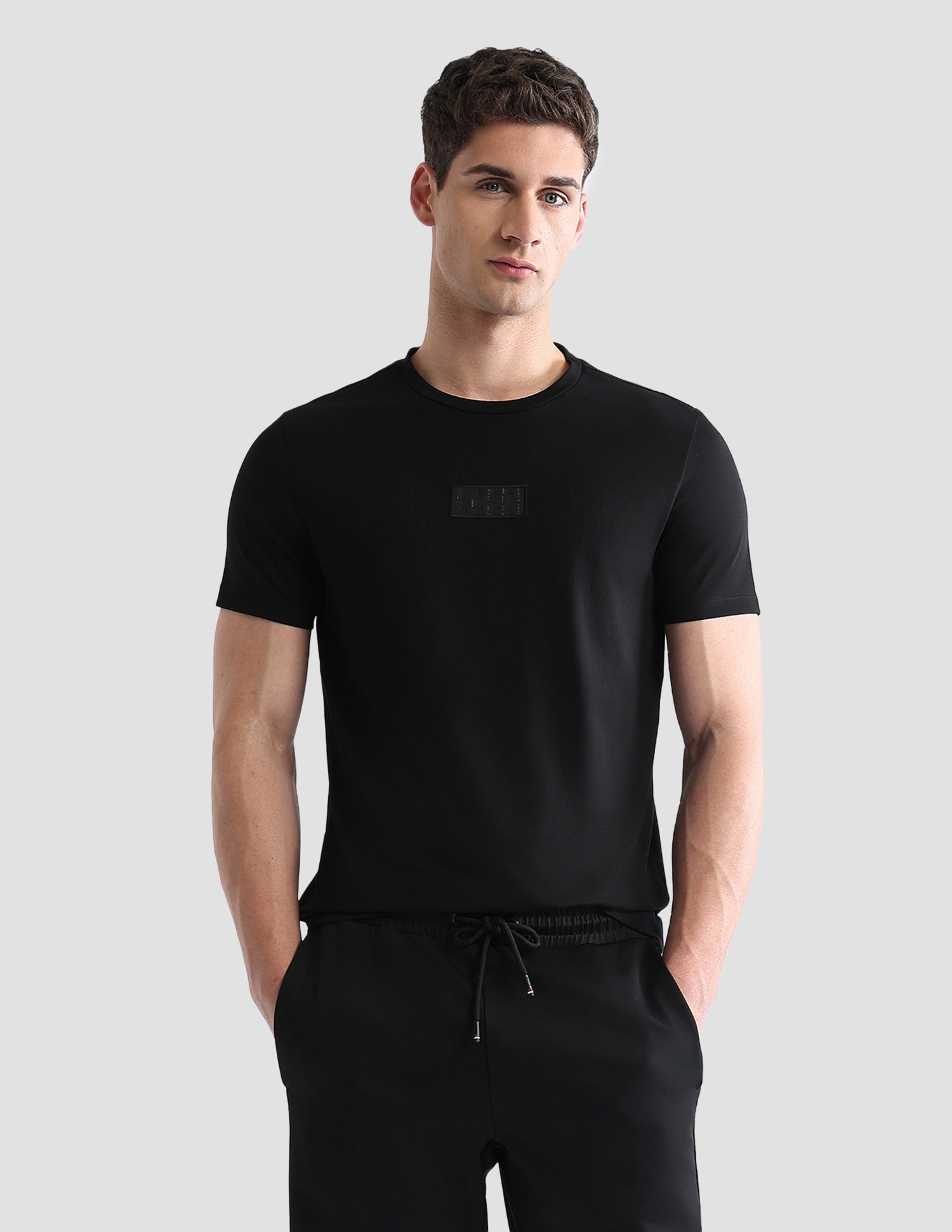 Solid Regular Fit Active T-Shirt