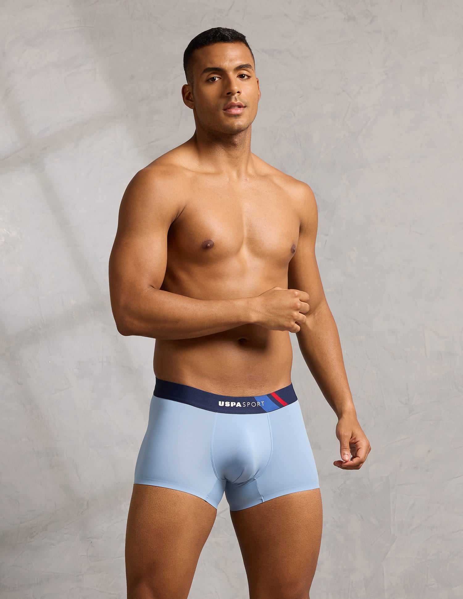 Micro Fibre High Stretch Trunk Clear Sky - U.S. Polo Assn. India | Large