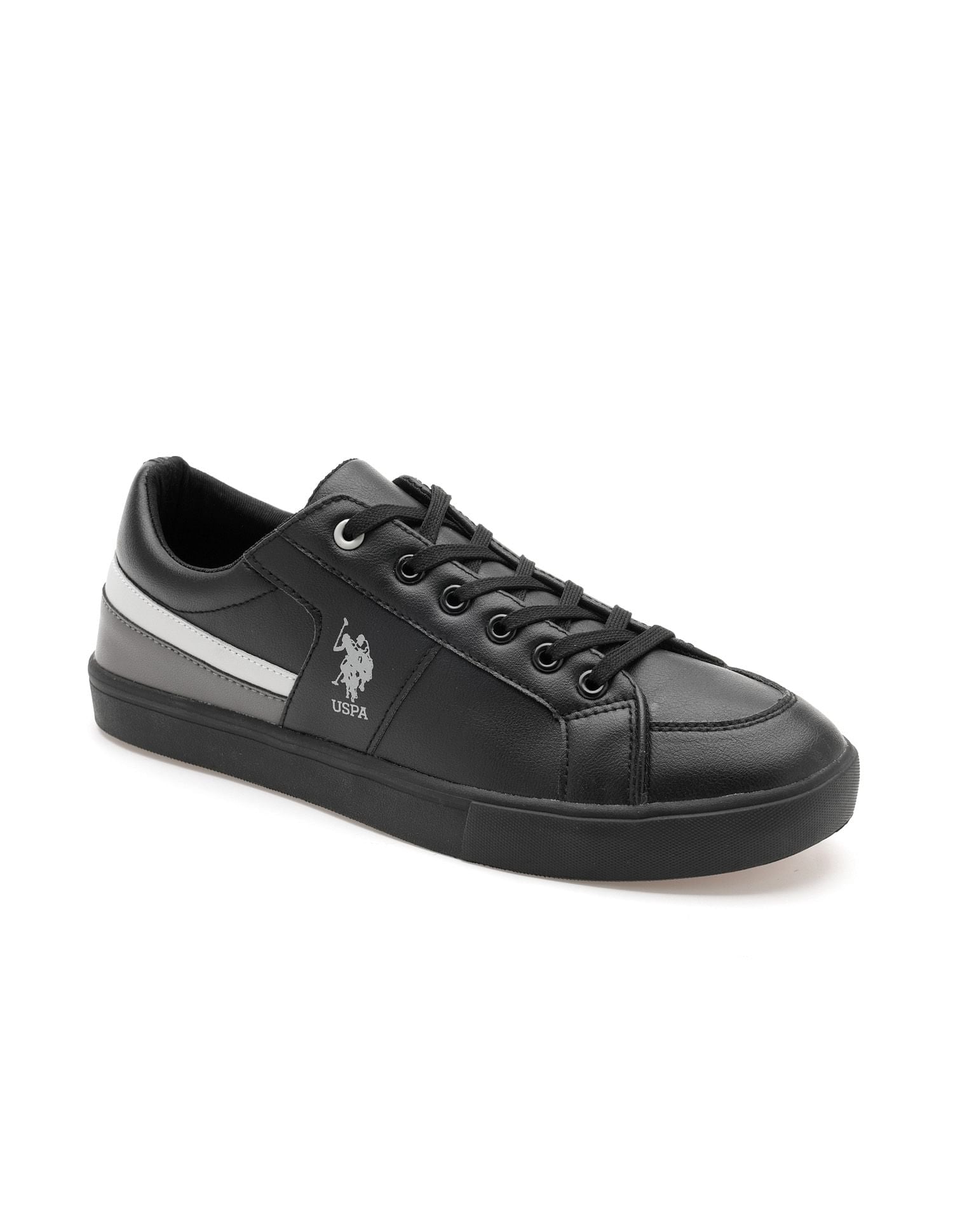 Men Clarkin 5.0 Colourblocked Sneakers Black - U.S. POLO ASSN. | Large