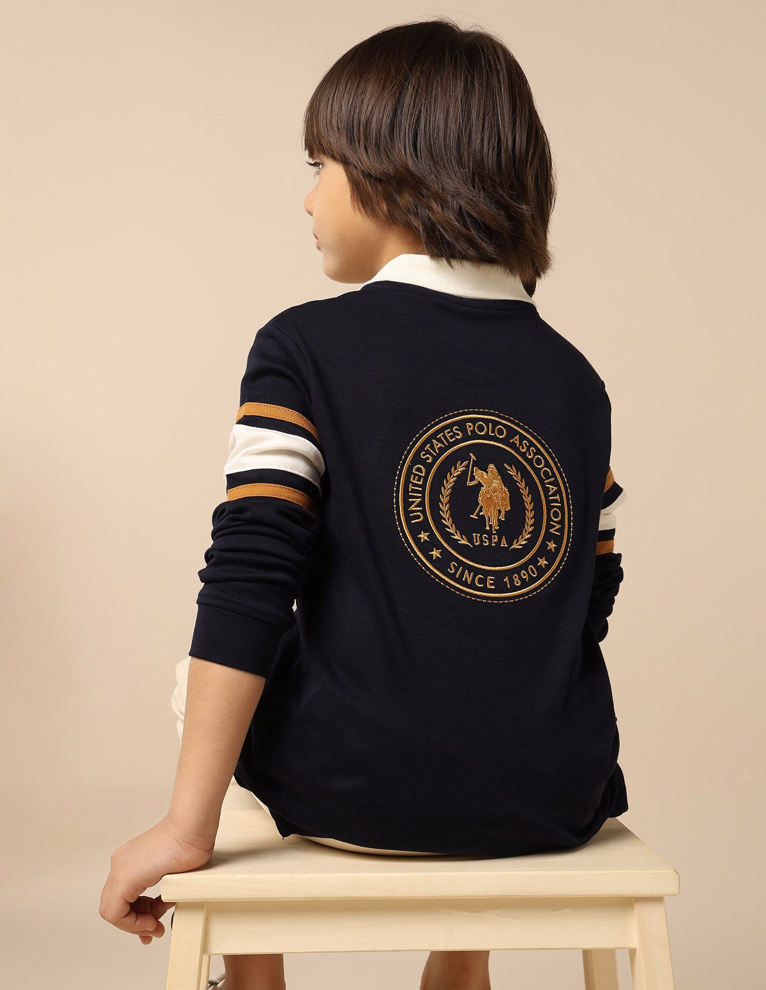 Boys Brand Embroidered Regular Fit Polo Shirt