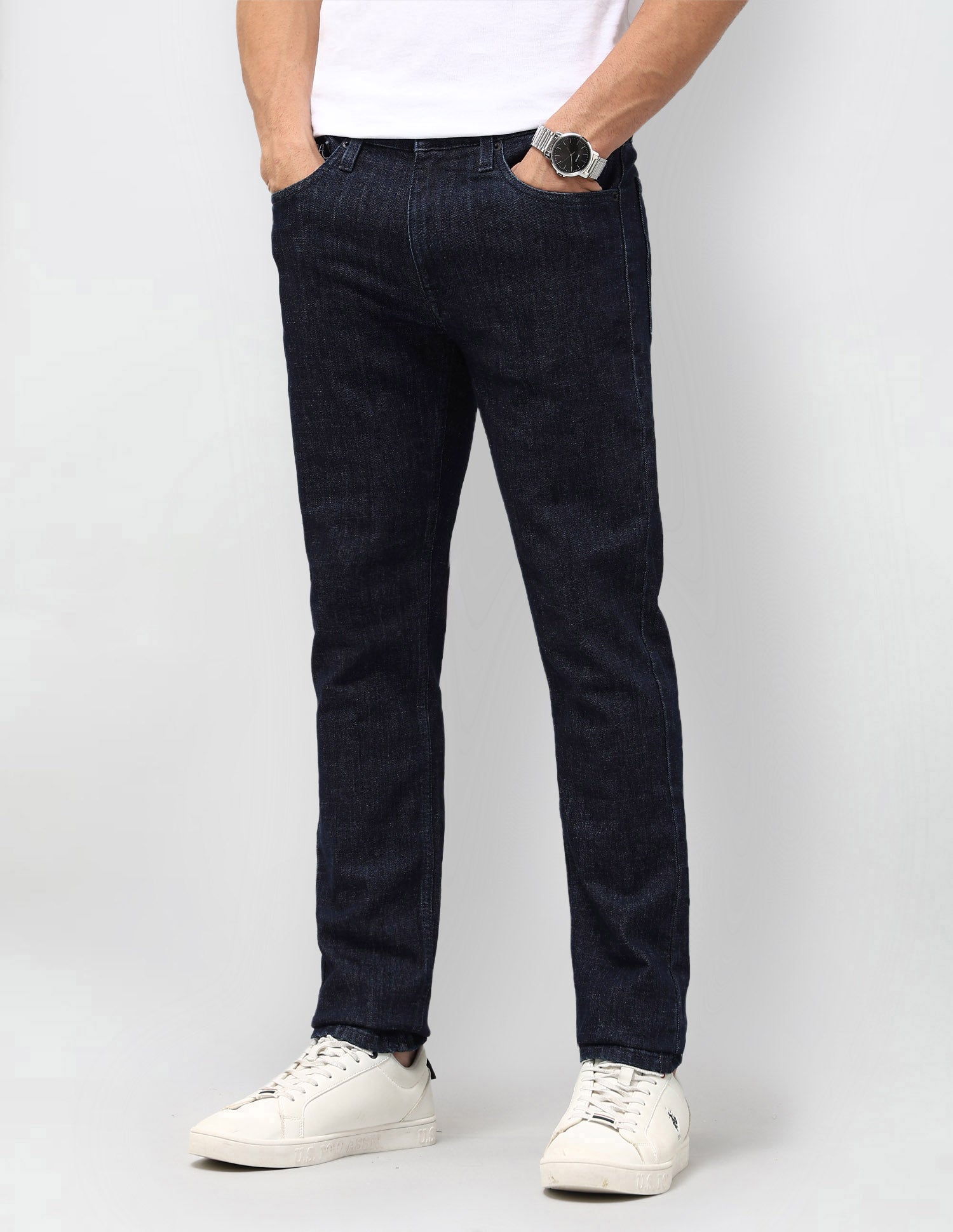 Regallo Skinny Fit Blue Jeans Indigo - U.S. Polo Assn. India | Large