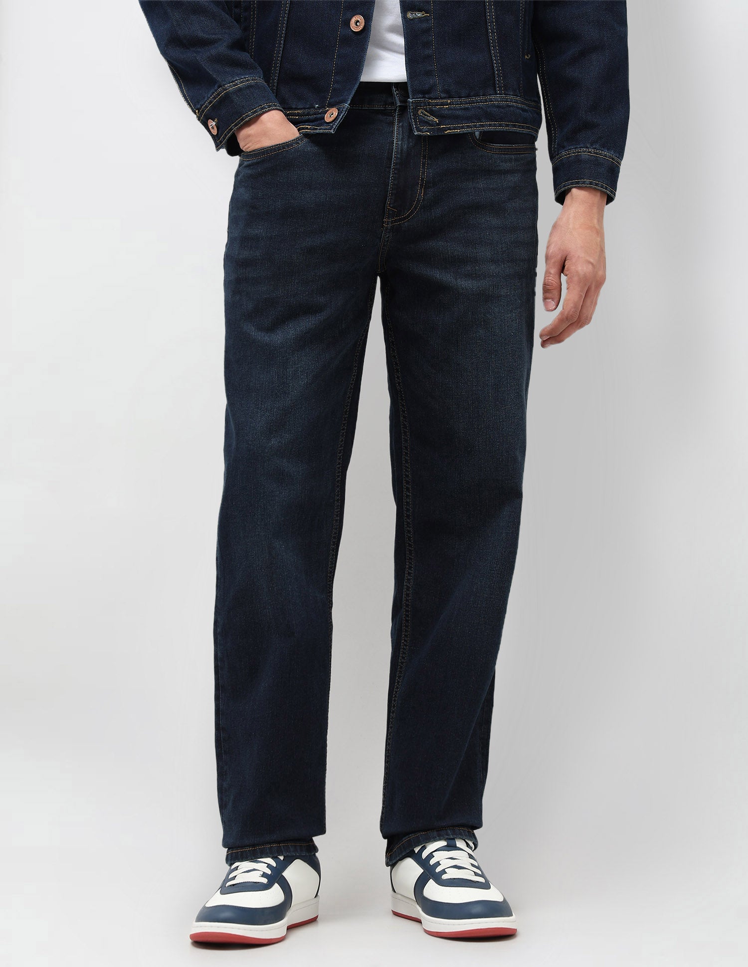 Shawn Relaxed Fit Blue Jeans Indigo - U.S. Polo Assn. India | Large