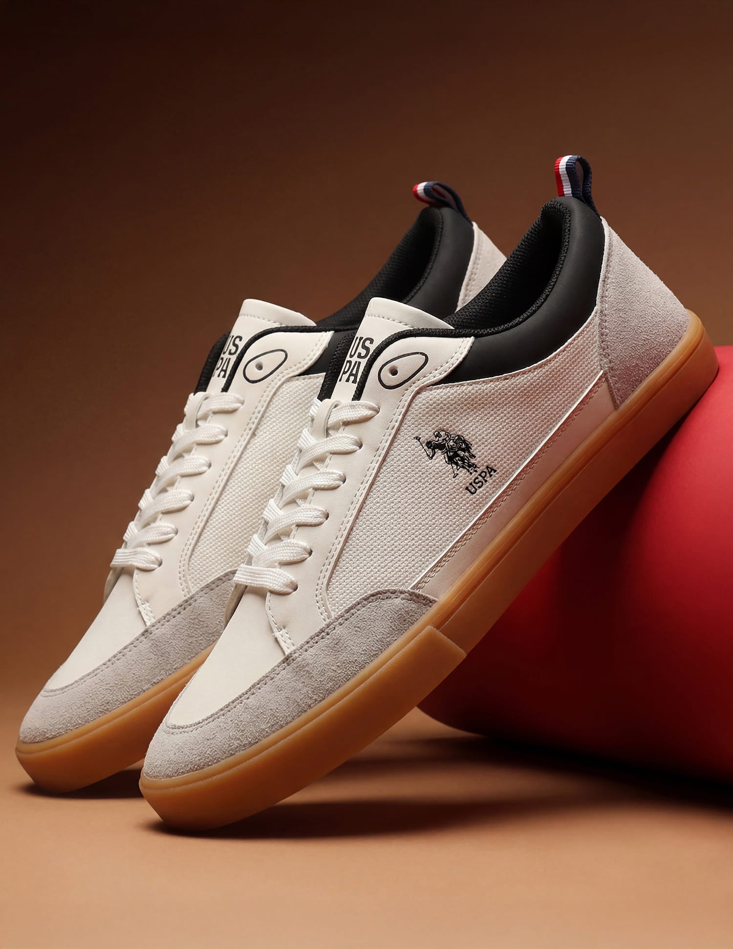 Men Colour Blocked Lucian 2.0 Sneakers White - U.S. Polo Assn. India | Large