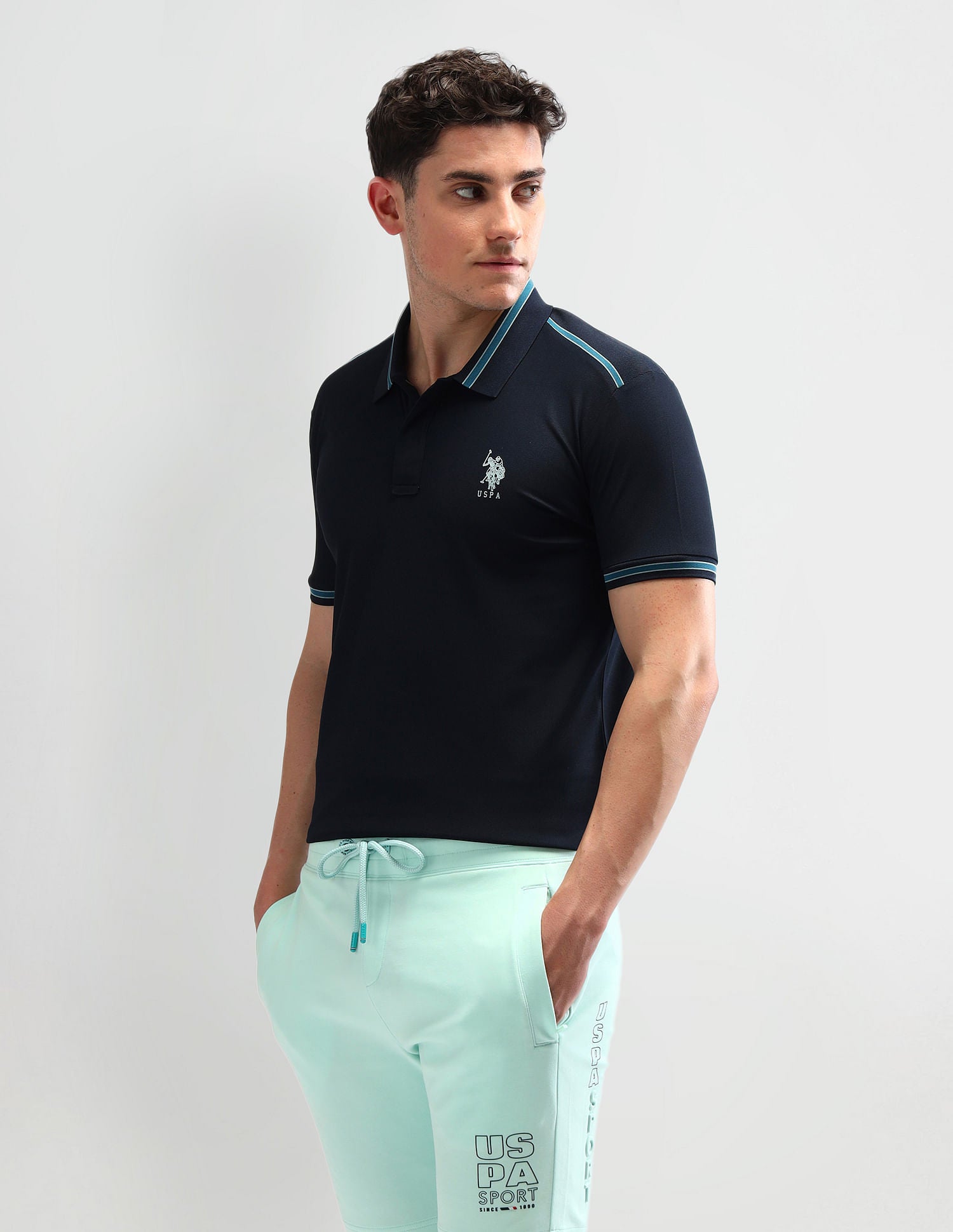 Slim Fit Solid Polo Shirt