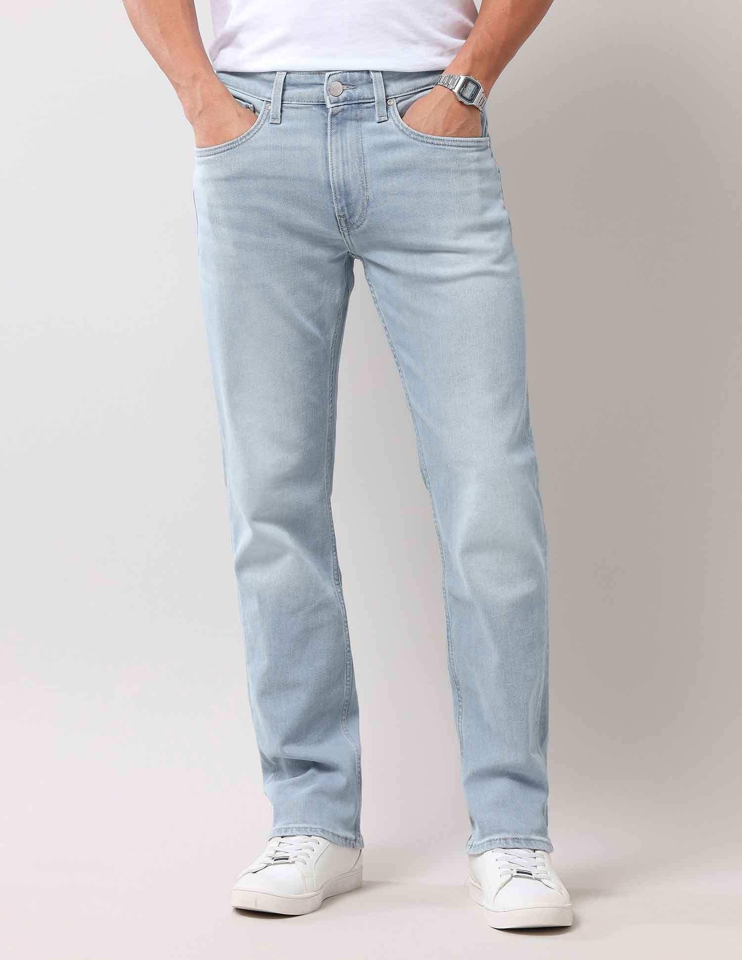 Harold Slim Straight Fit Blue Jeans