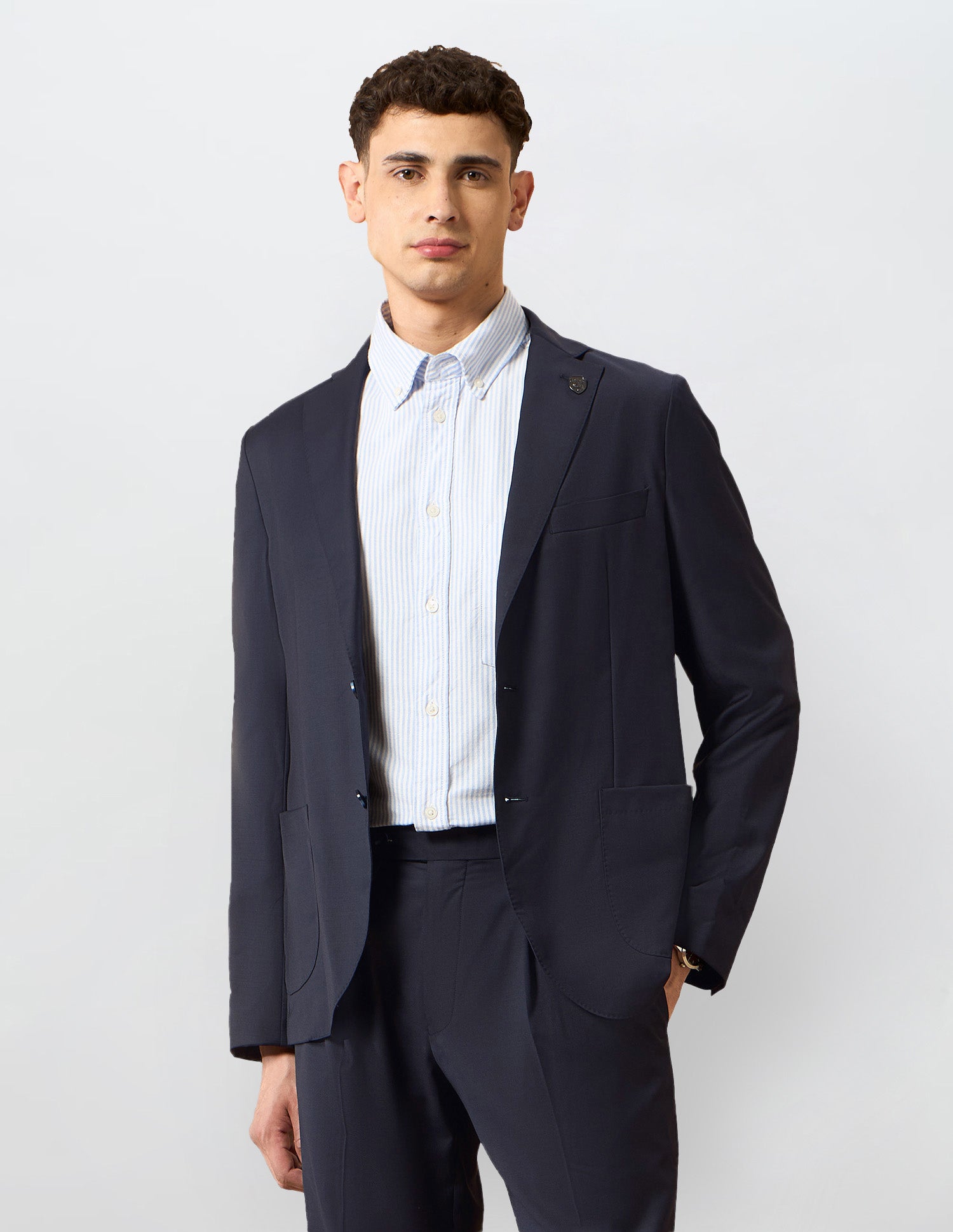 Pacho X Satin Slim Fit Blazer