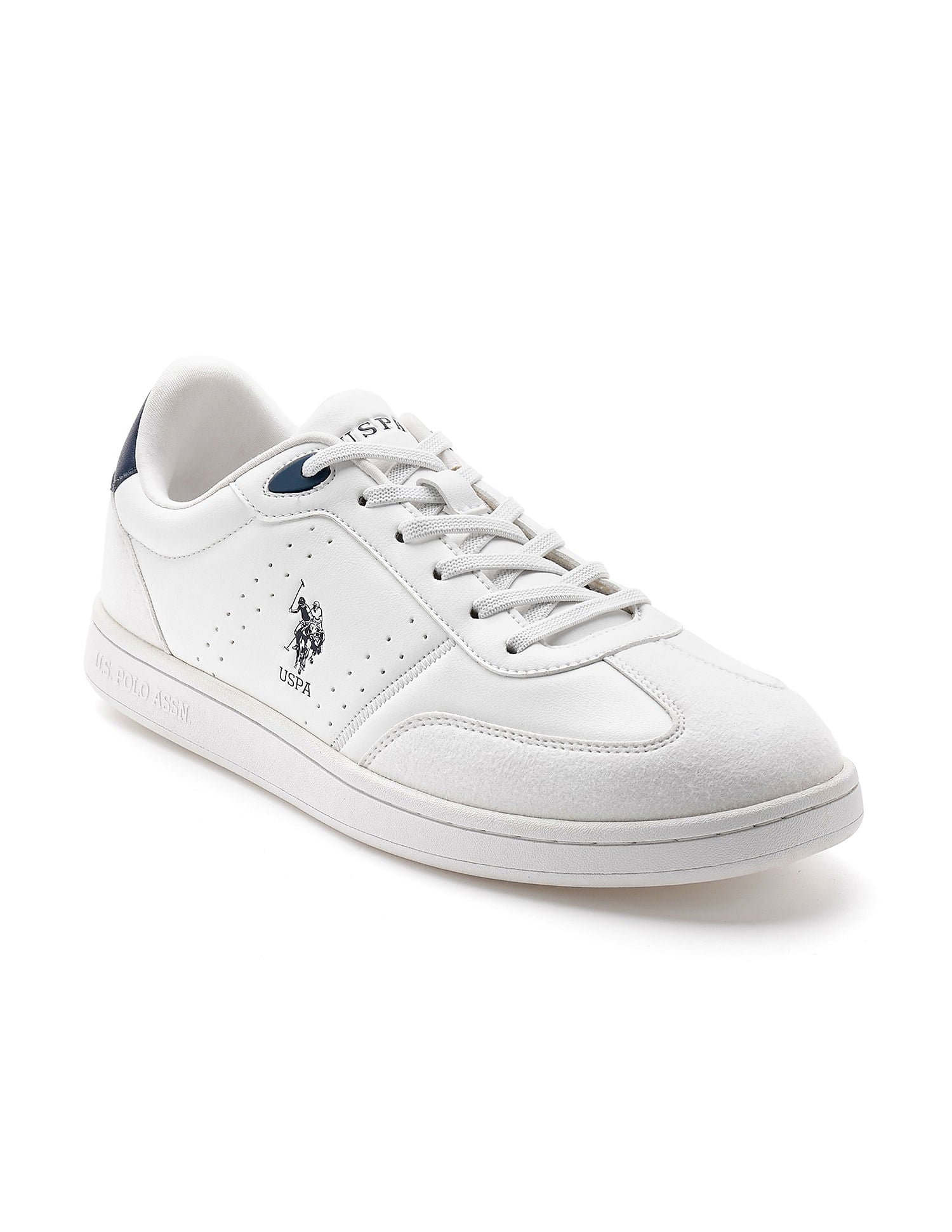 Men Cenik Suede Sneakers White - U.S. Polo Assn. India | Large