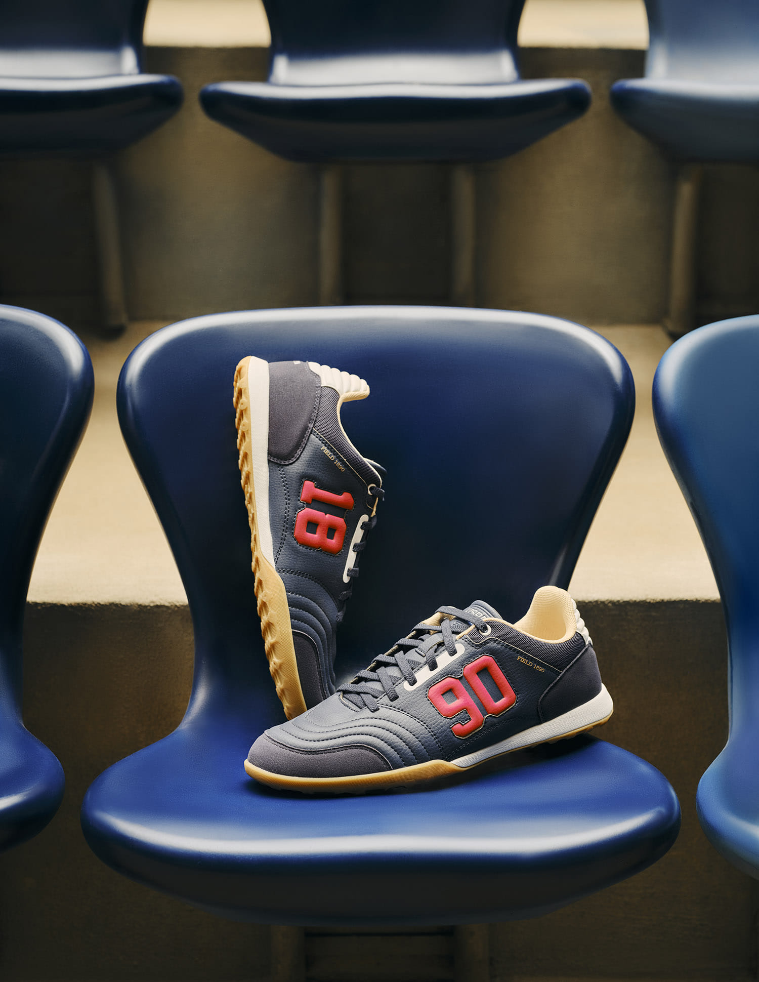 Numeric Embossed Field 1890 Sneakers Navy - U.S. Polo Assn. India | Large