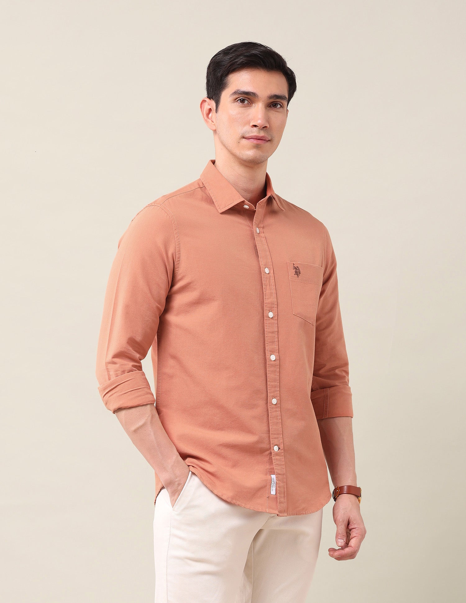 Tailored Fit Poplin Shirt