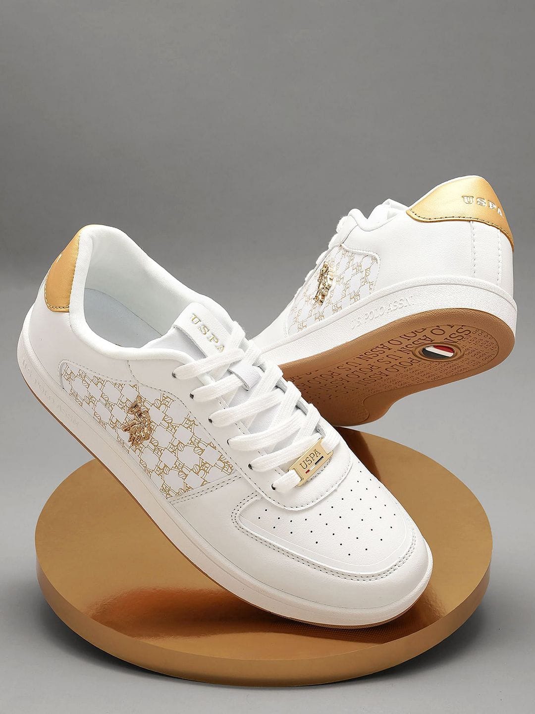 Ryna 2.0 Off White Monogram Sneakers Shoes Off White - U.S. Polo Assn. India | Large