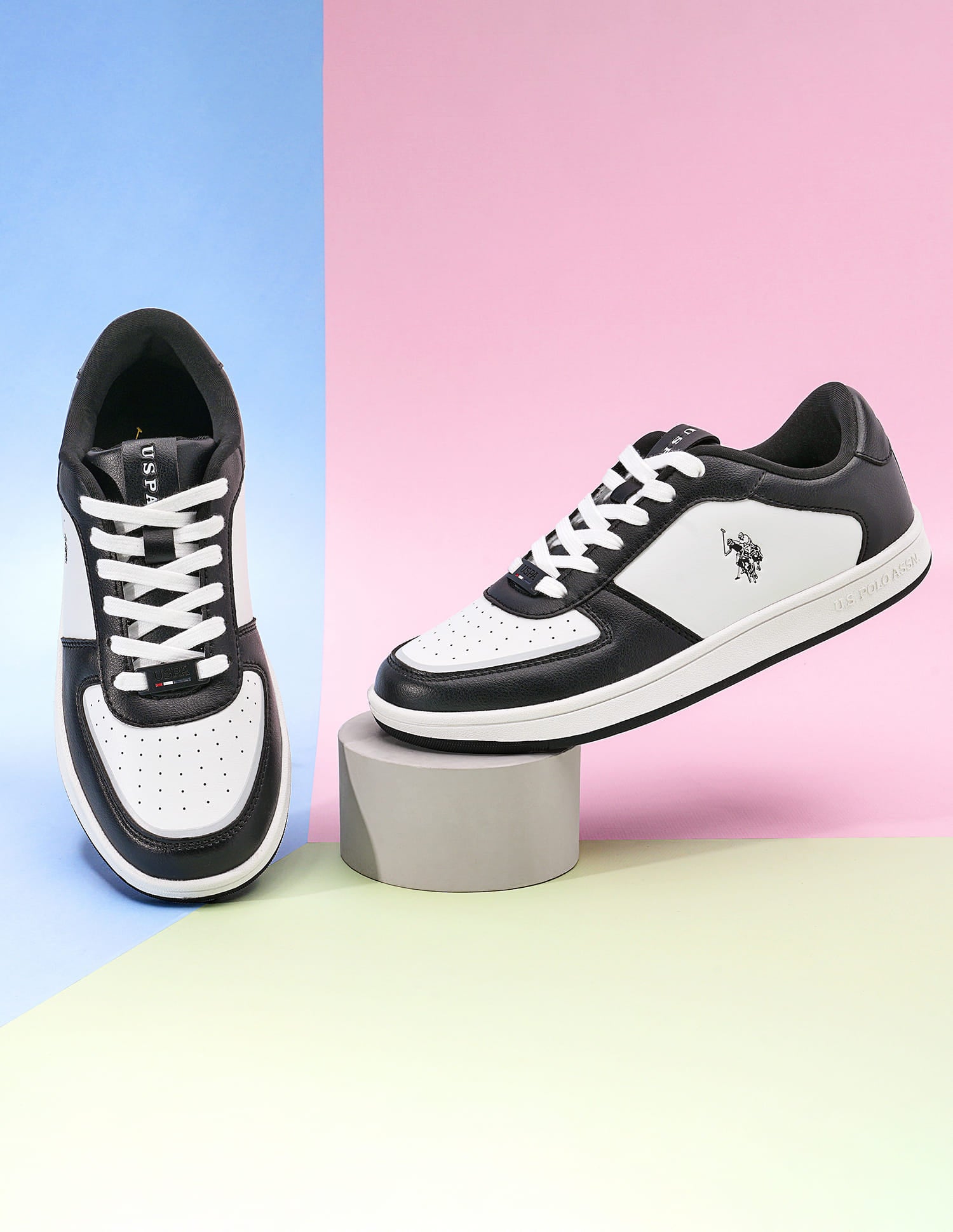 Rein 2.0 Black Sneakers Shoes Black - U.S. Polo Assn. India | Large