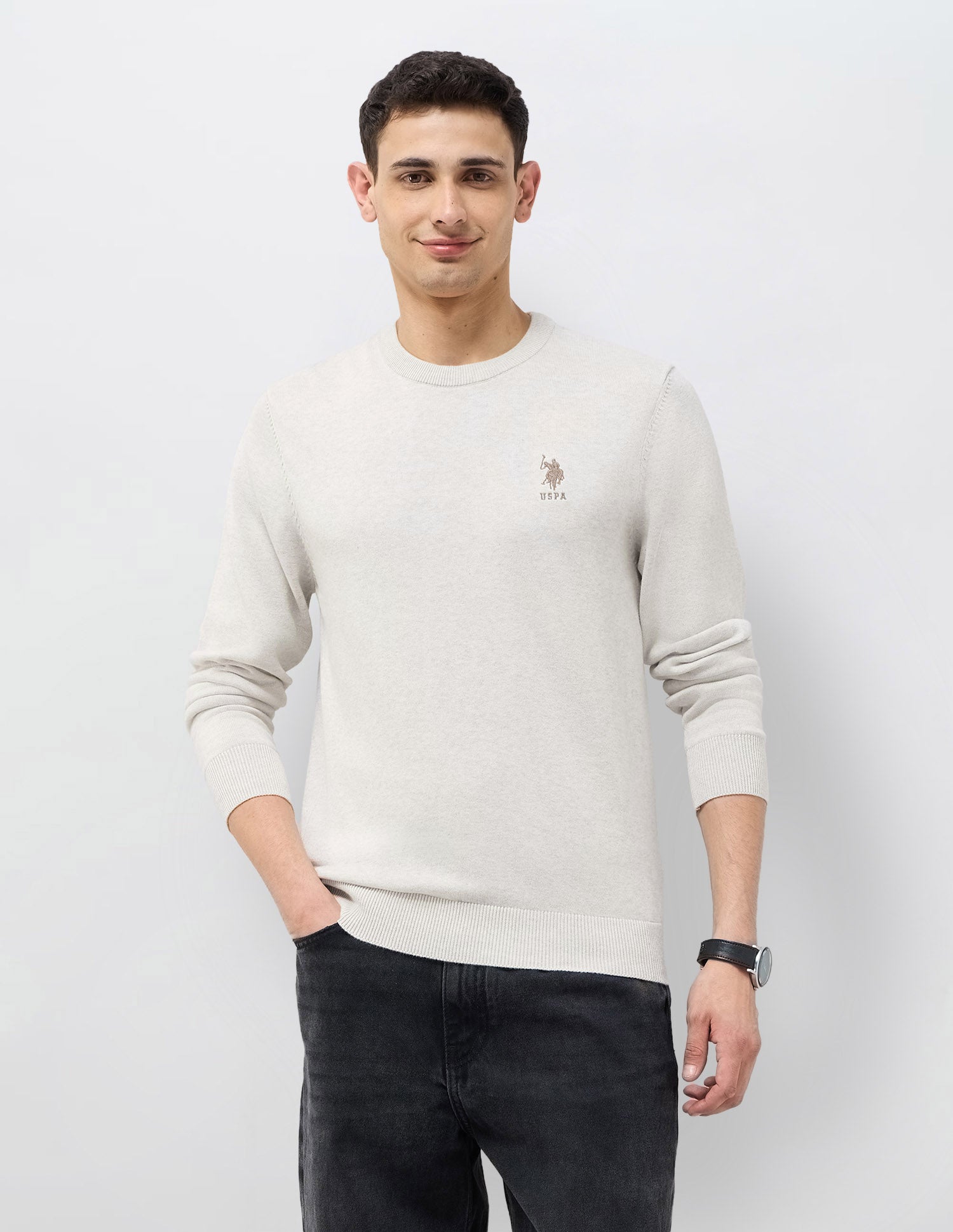 Solid Regular Fit Sweater