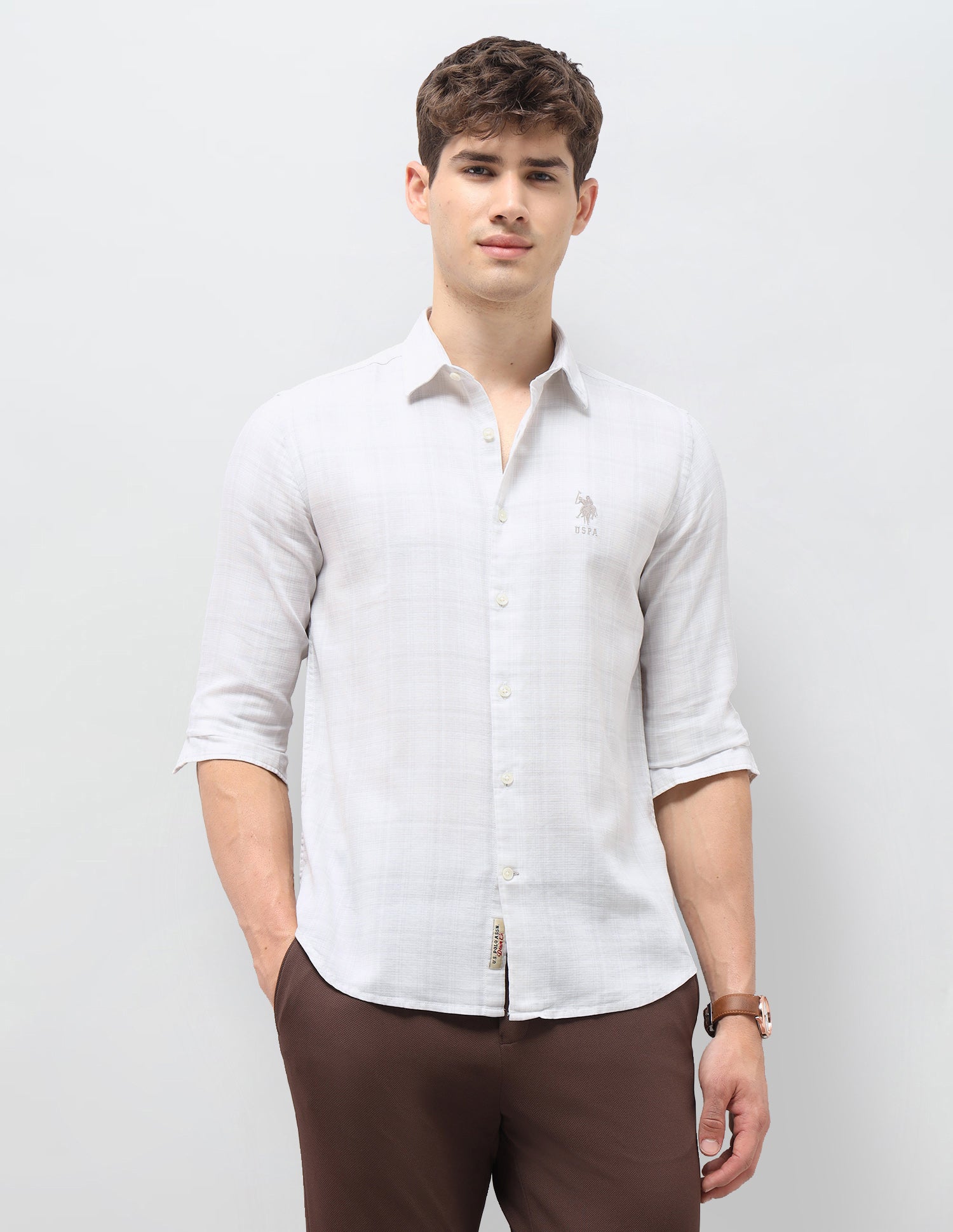 Tartan Checked Dobby Shirt