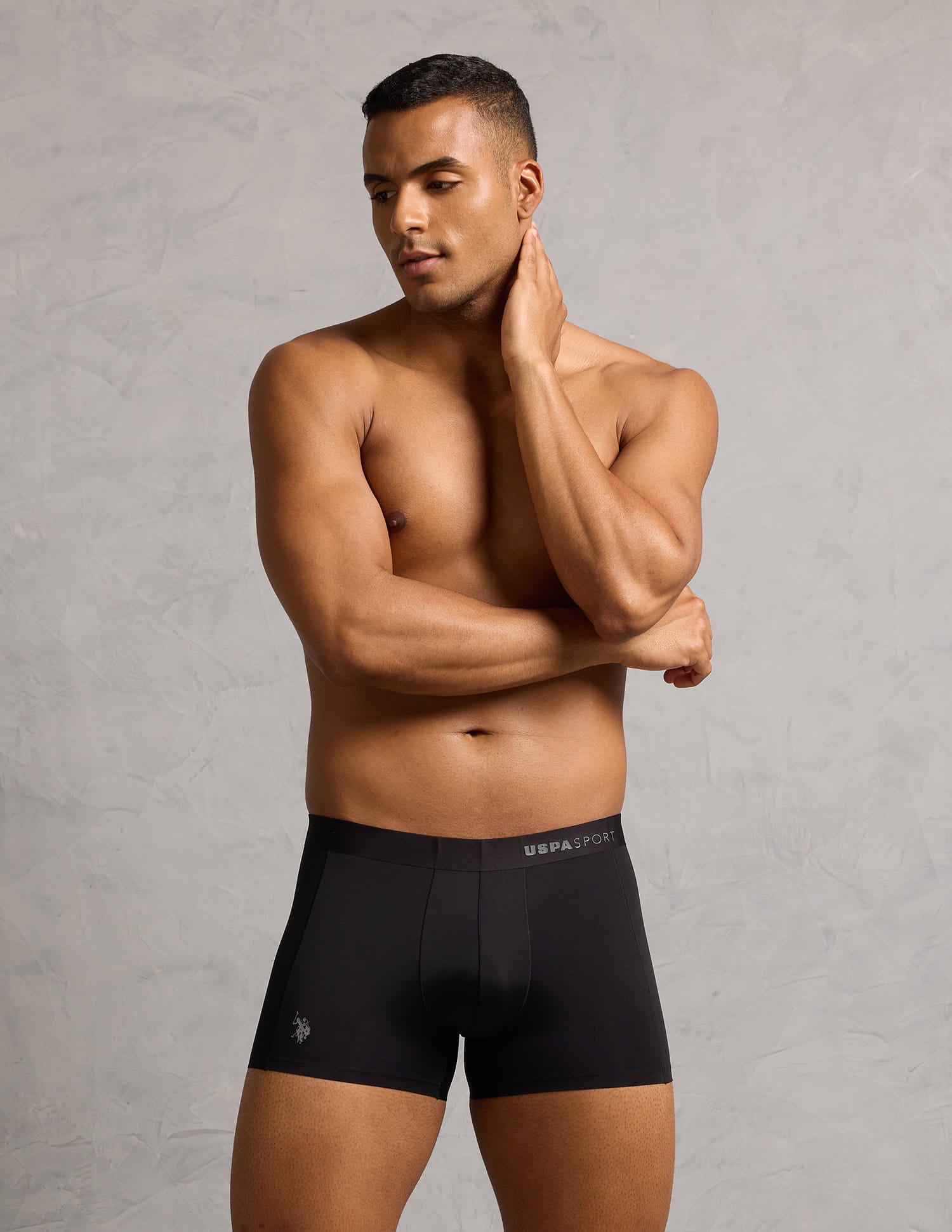 Micro Fibre Seamless High Stretch Trunk Black - U.S. Polo Assn. India | Large