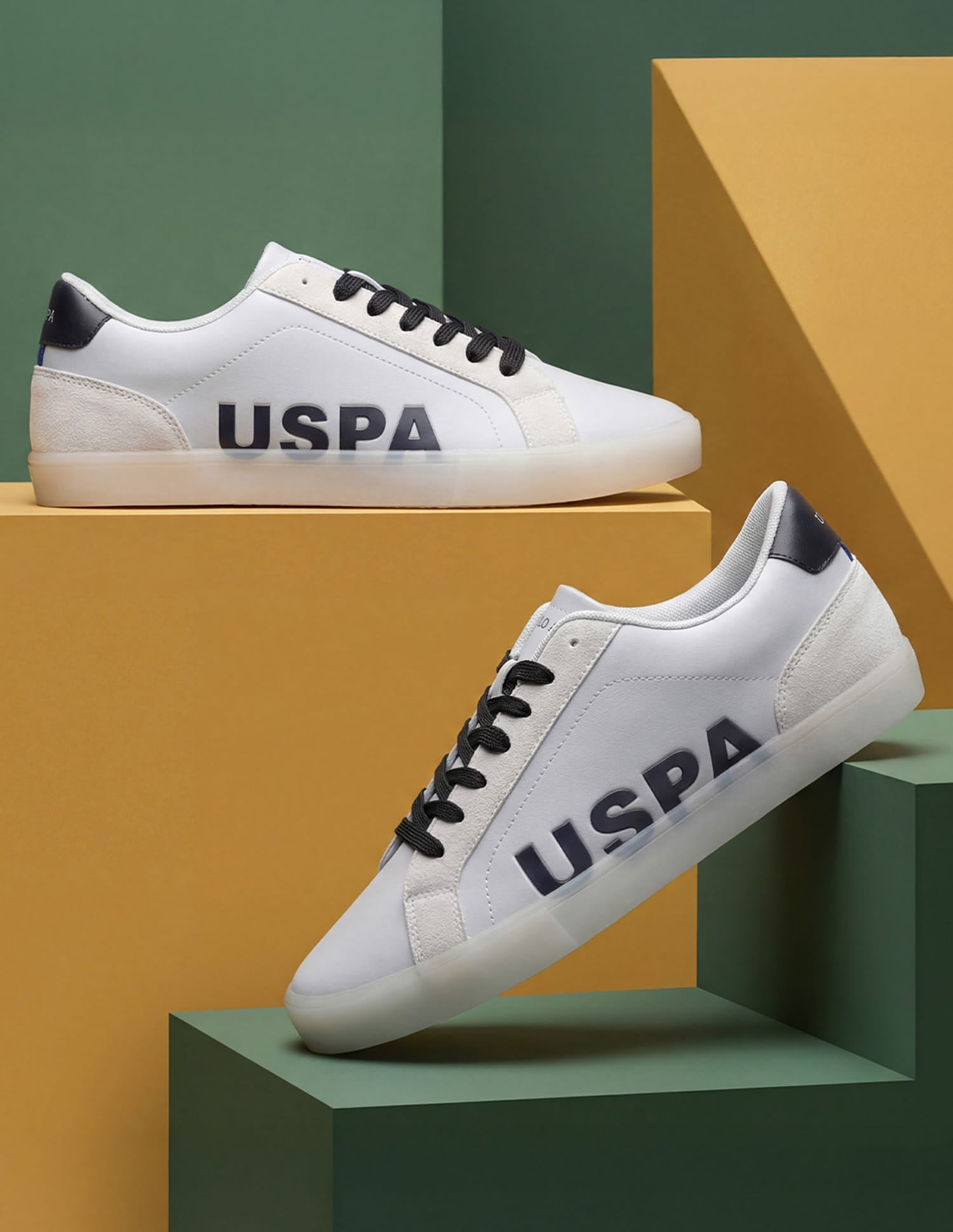 Men Ragnar Round Toe Sneakers Grey - U.S. Polo Assn. India | Large