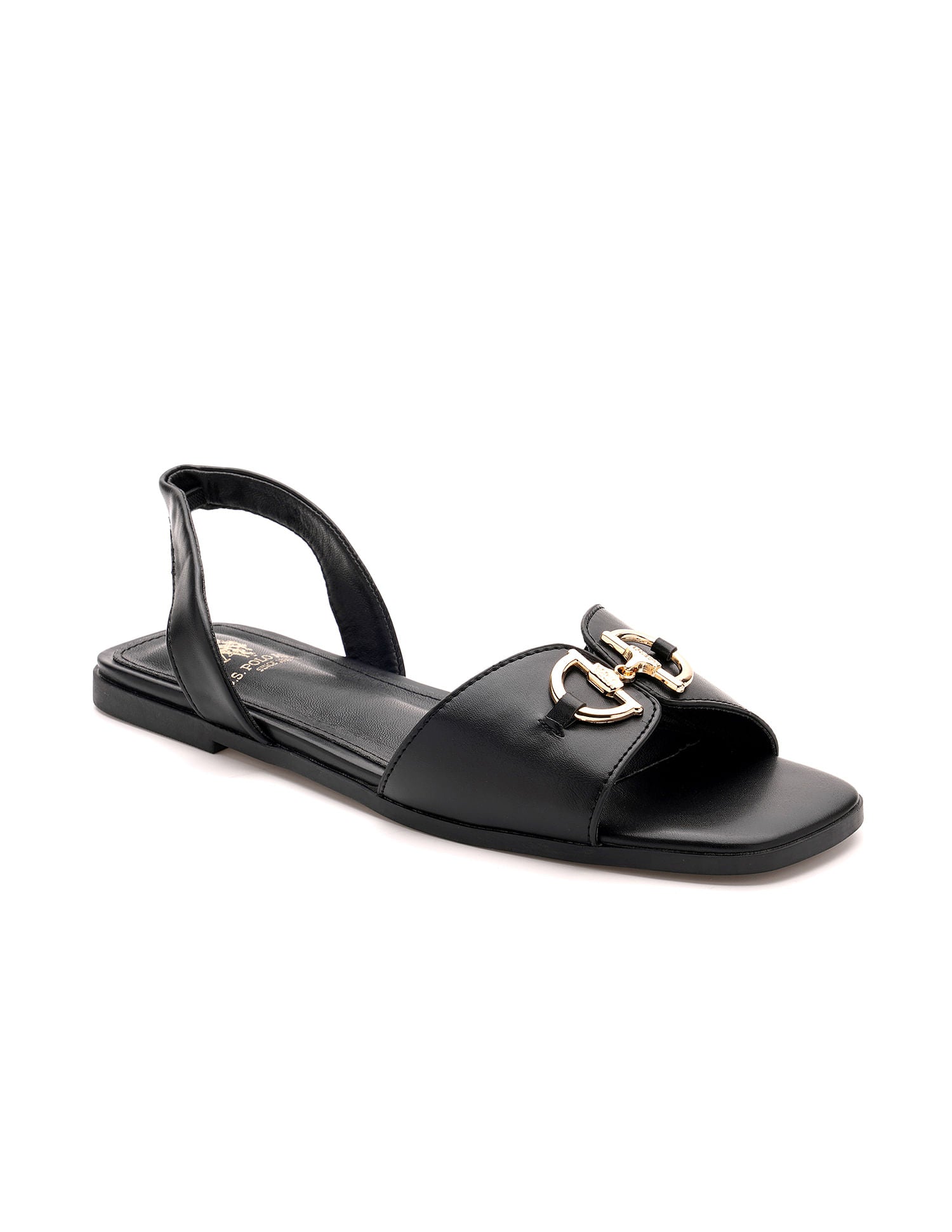 Vamp Strap Chiara Sandals Black - U.S. POLO ASSN. | Large