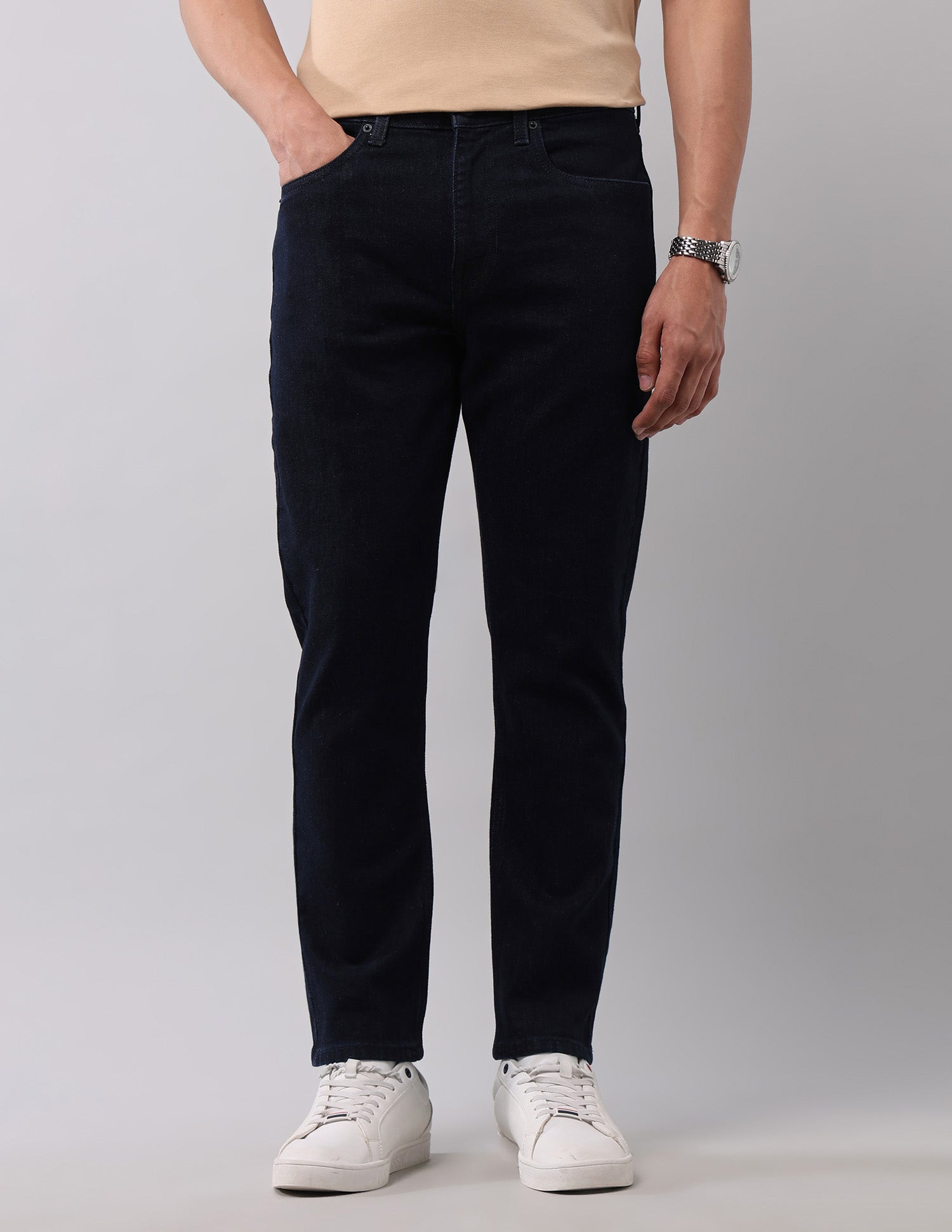 Cole Comfort Cropped Fit Blue Jeans Blue - U.S. Polo Assn. India | Large