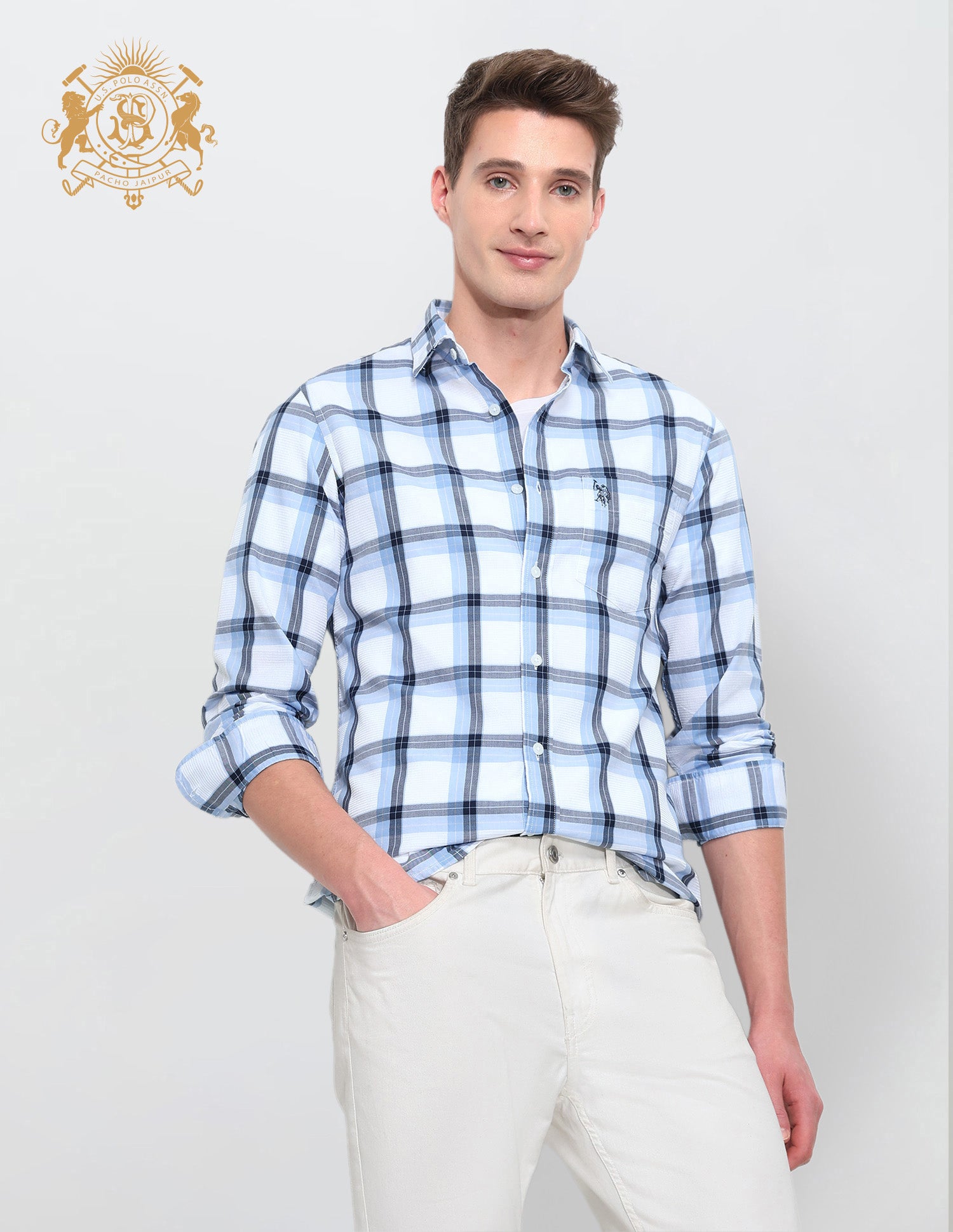 White Harbour Tartan Checked Shirt