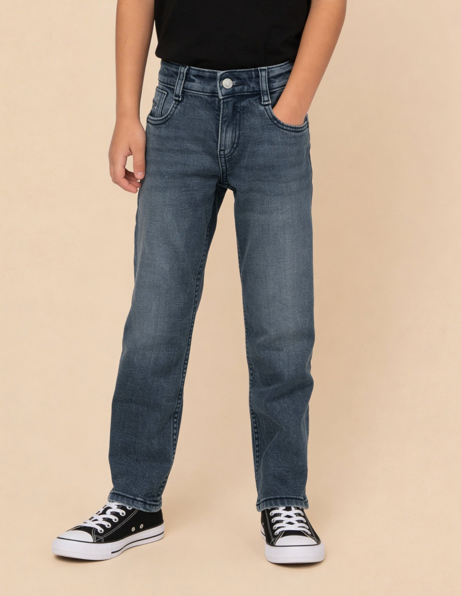 Relaxed Fit Blue Jeans Dark Blue - U.S. Polo Assn. India | Large