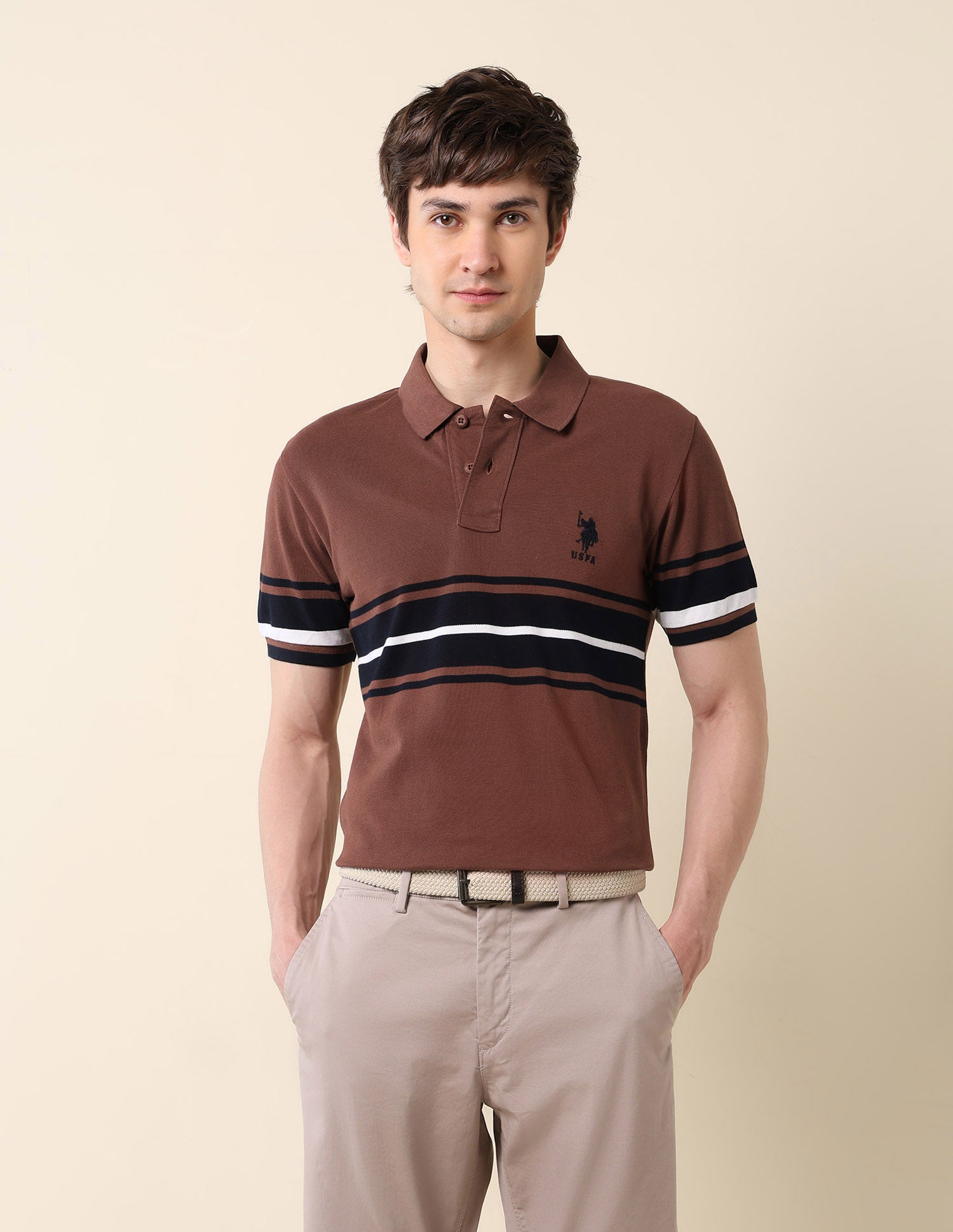 Colourblocked Classic Polo Shirt